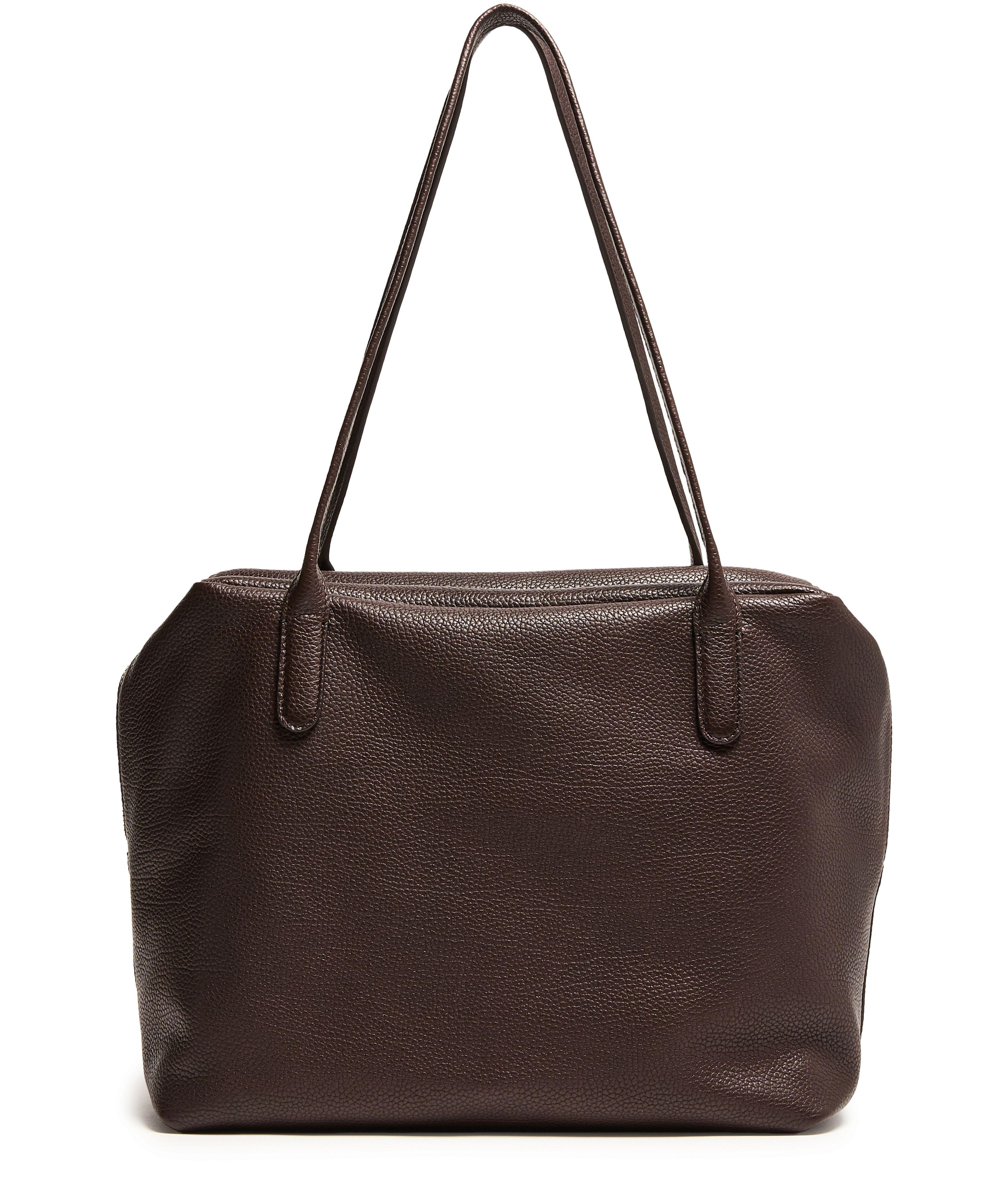 トートバッグ The Row Henri Tote Bag In Leather The Row Henri Tote Bag | Black | FARFETCH