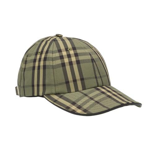 Burberry Cotton Cap in Green_icon_check (Green) for Men | Lyst