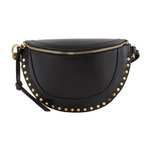 Isabel Marant Leather Skano Belt Bag in Black - Lyst