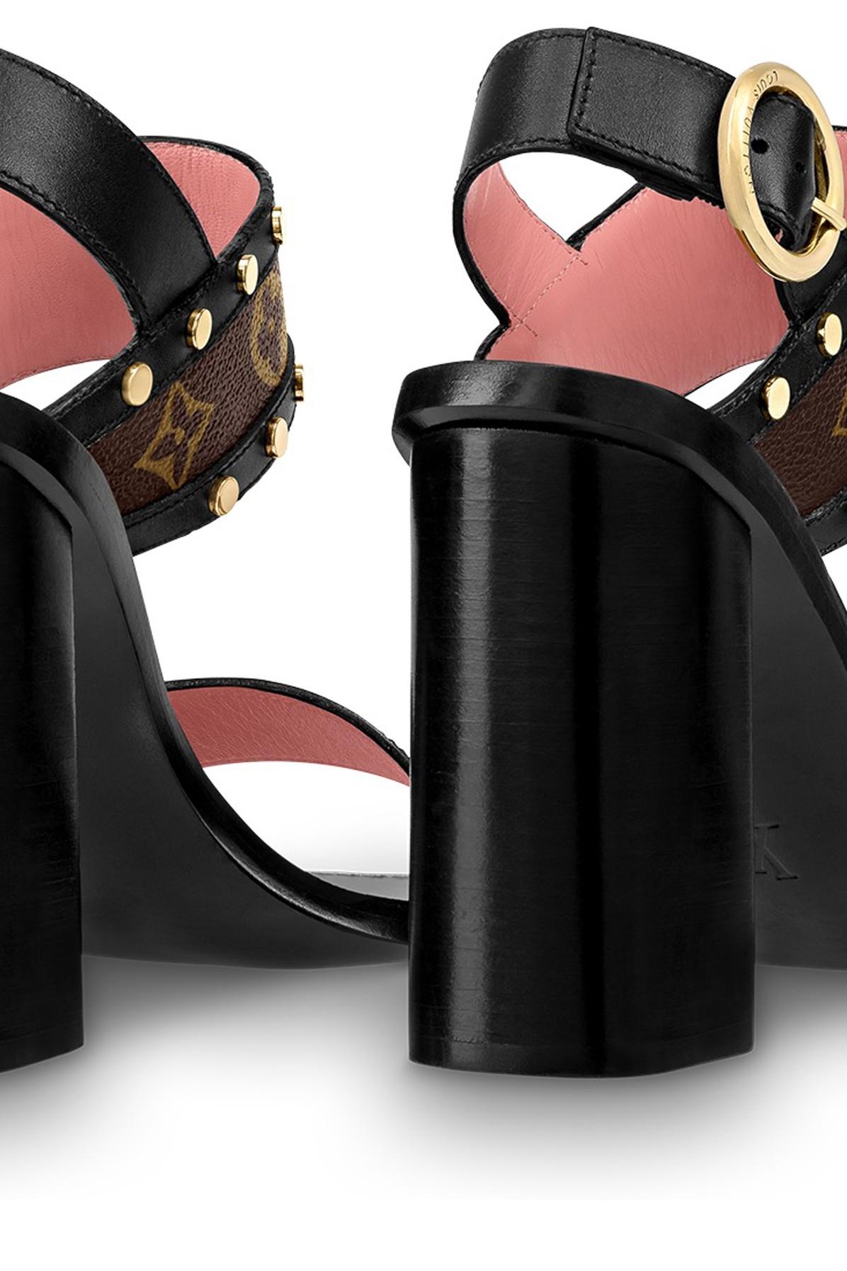 Louis Vuitton - Authenticated Passenger Sandal - Leather Black Plain for Women, Never Worn