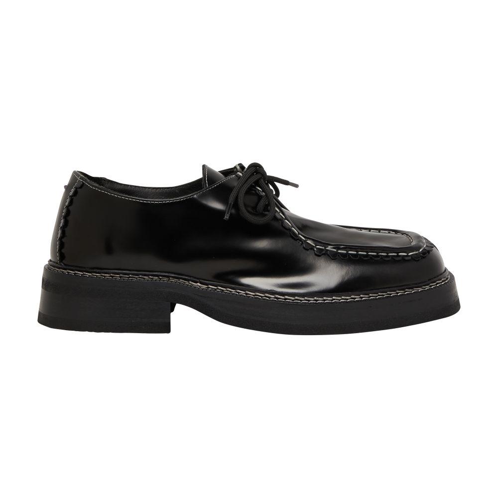 Eytys Akeem Leather Black Derbies for Men | Lyst