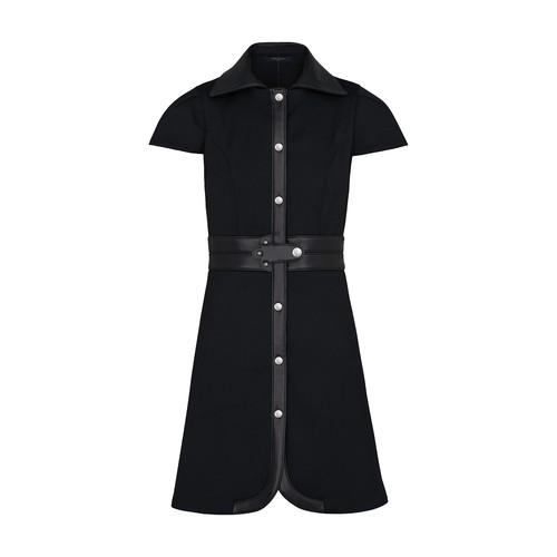Lot - LOUIS VUITTON Robe bustier en laine mélangée noire agrémentée d'une  résille (taille 40) Bustier dress in black blended woo - Catalog# 735987  Fashion Collections Online