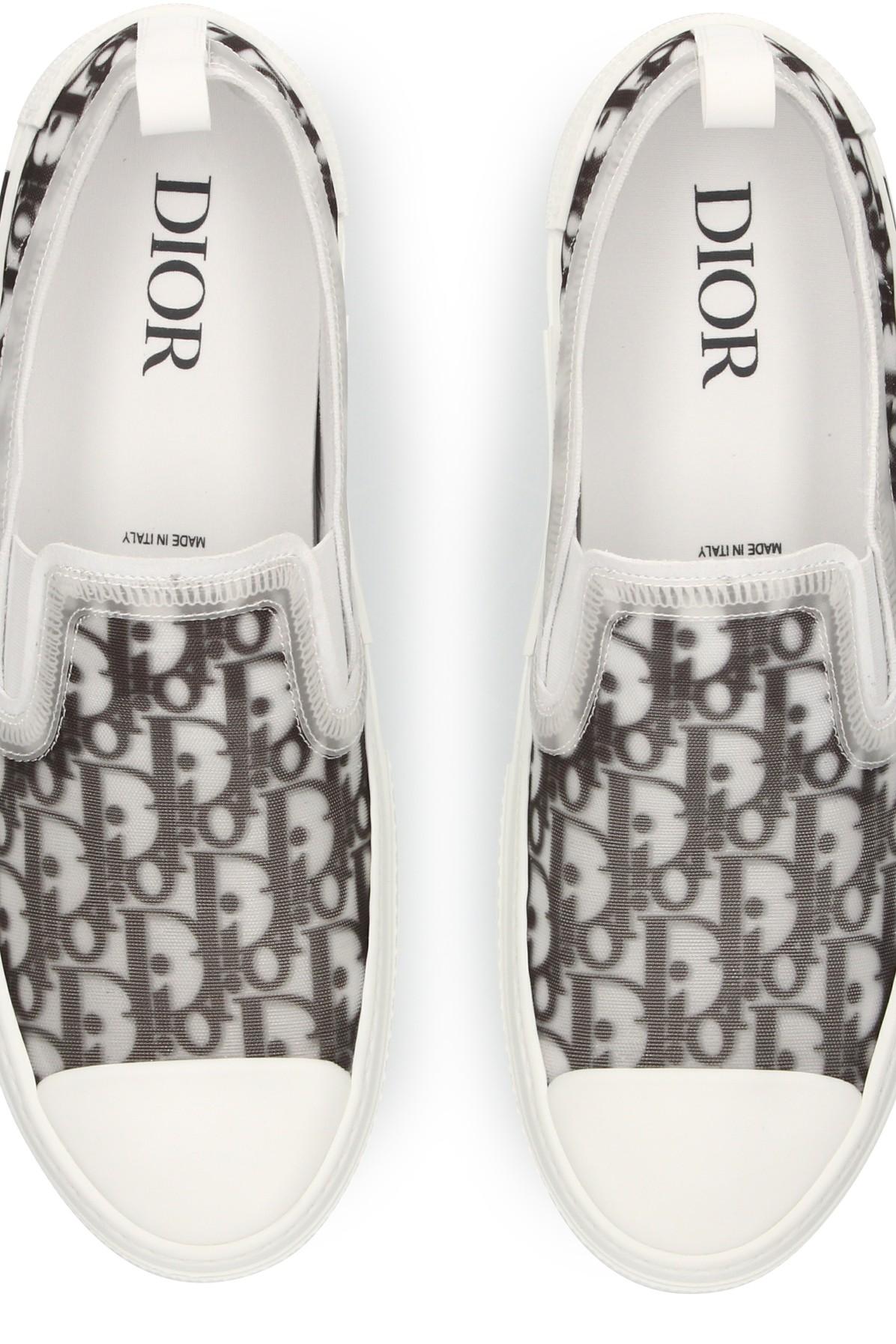 Dior Sneaker B23 Slip-on in White for Men | Lyst