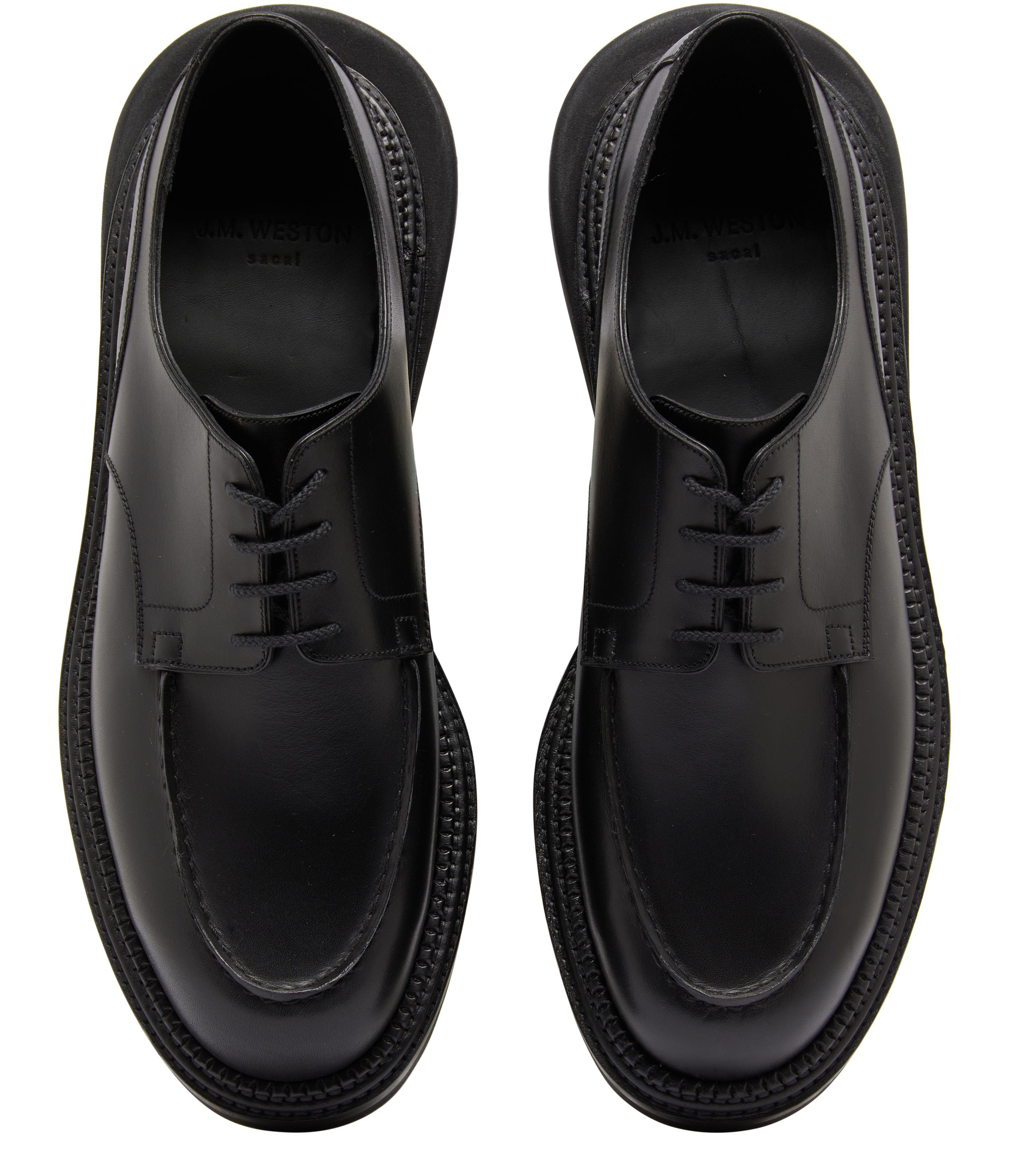 J.M. Weston Box Calf Golf Derbies in Black for Men | Lyst
