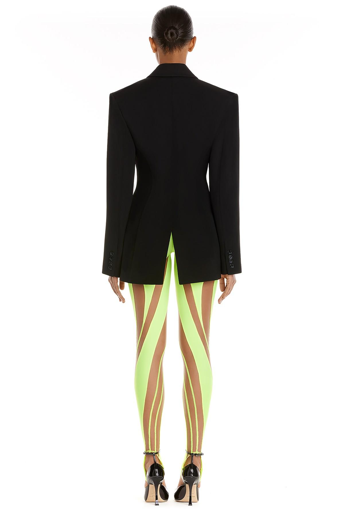 Mugler Spiral Illusion Leggings in 