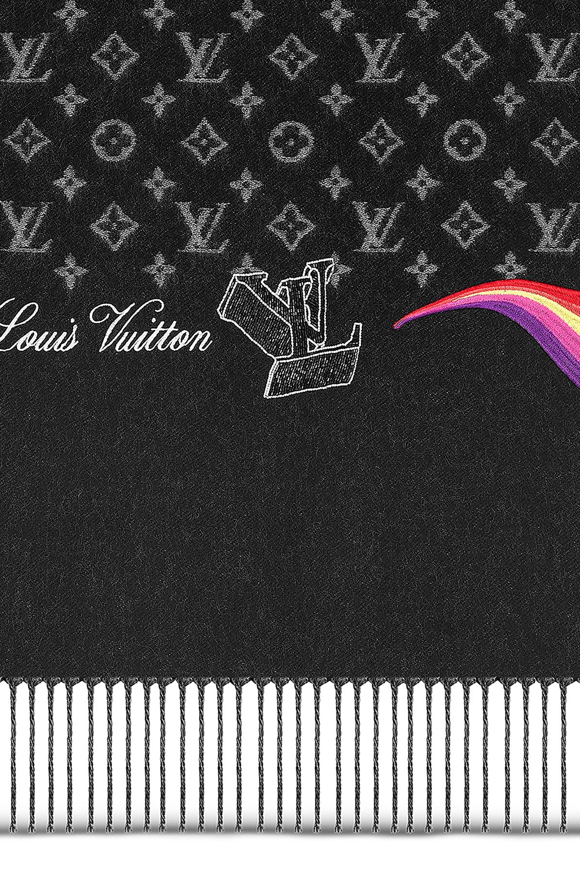 Louis Vuitton logomania Rainbow Scarf – STYLISHTOP