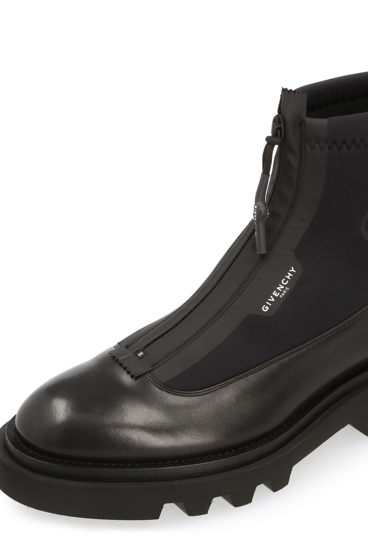 Givenchy Combat Zipped Boots in Black for Men Lyst