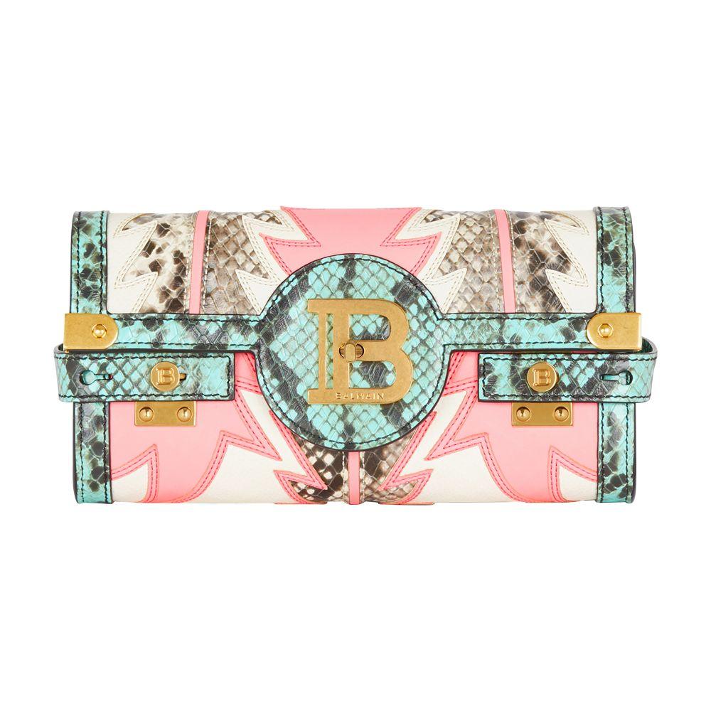 B-Buzz 23 Patchwork Leather Pouch Clutch Bag