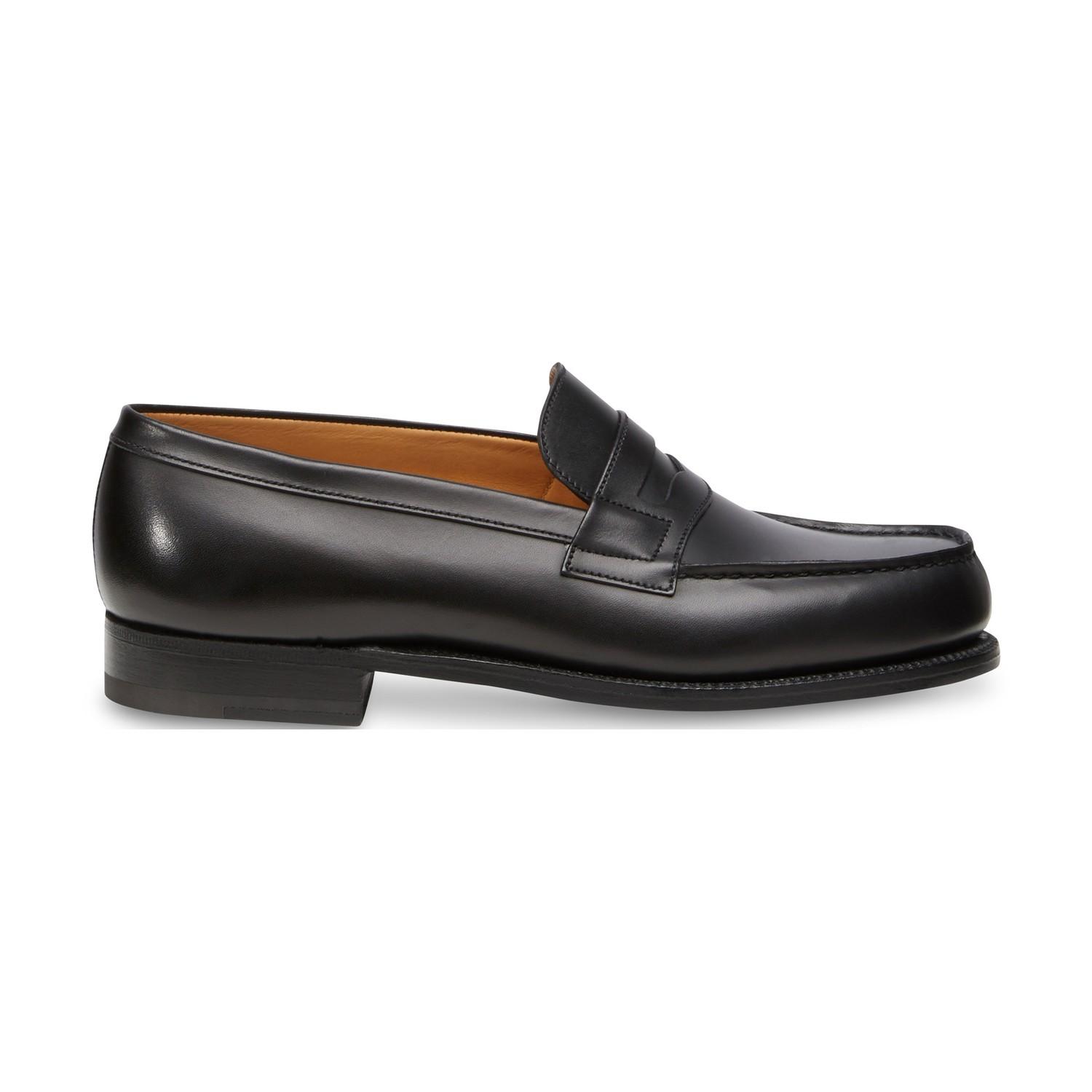 J M Weston Leather Black Box Le Moccasin 180 Lyst