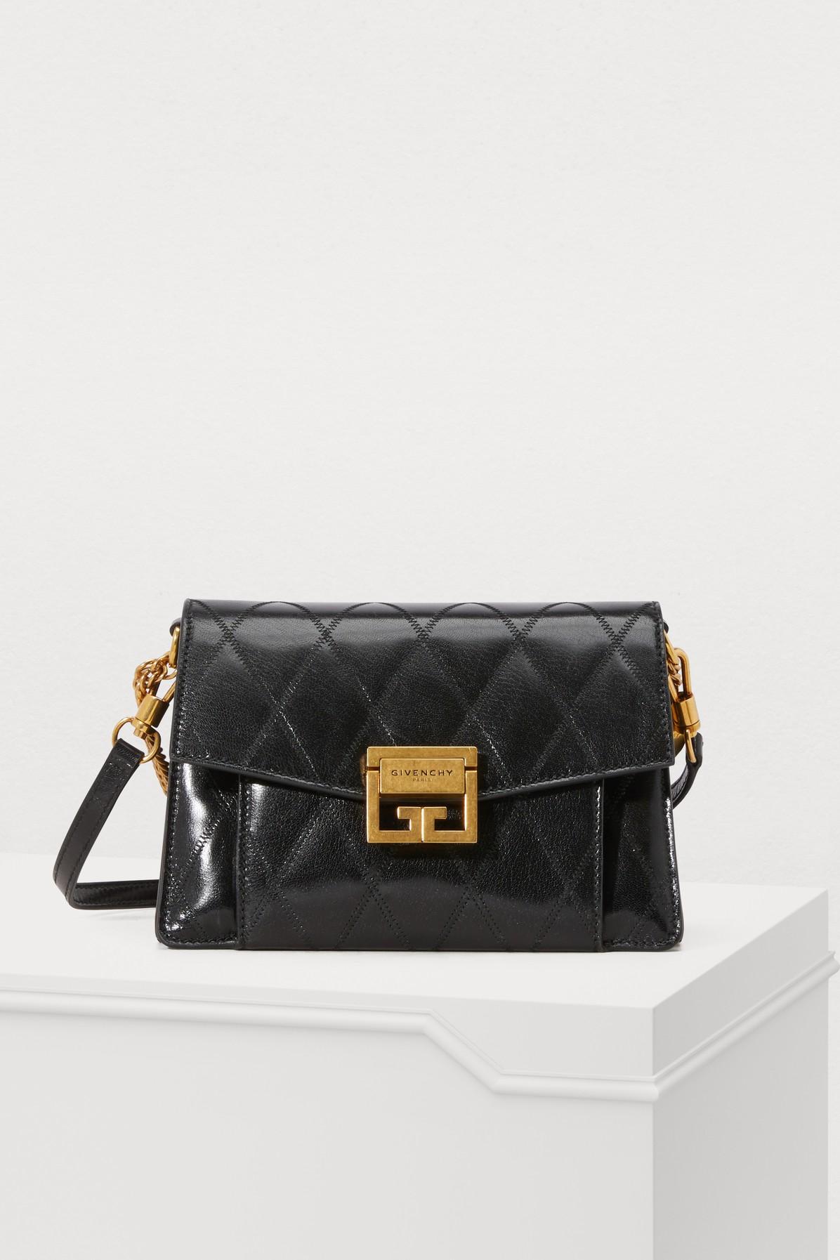 Givenchy Small Gv3 Bag In Diamond Quilted Leather in Black | Lyst