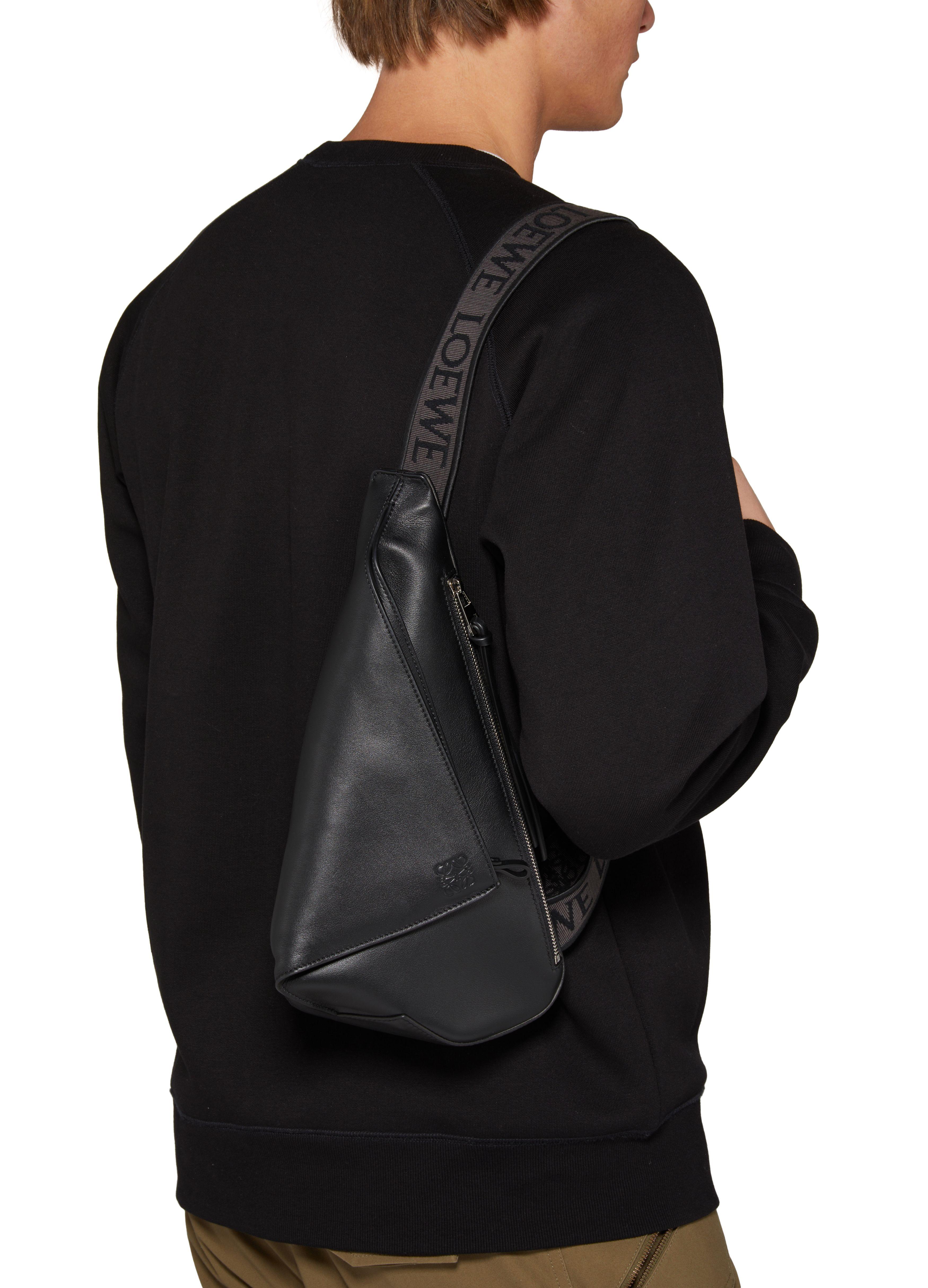Loewe Anton Sling Bag in Black for Men | Lyst Loewe Anton Sling Bag in Black for Men | Lyst