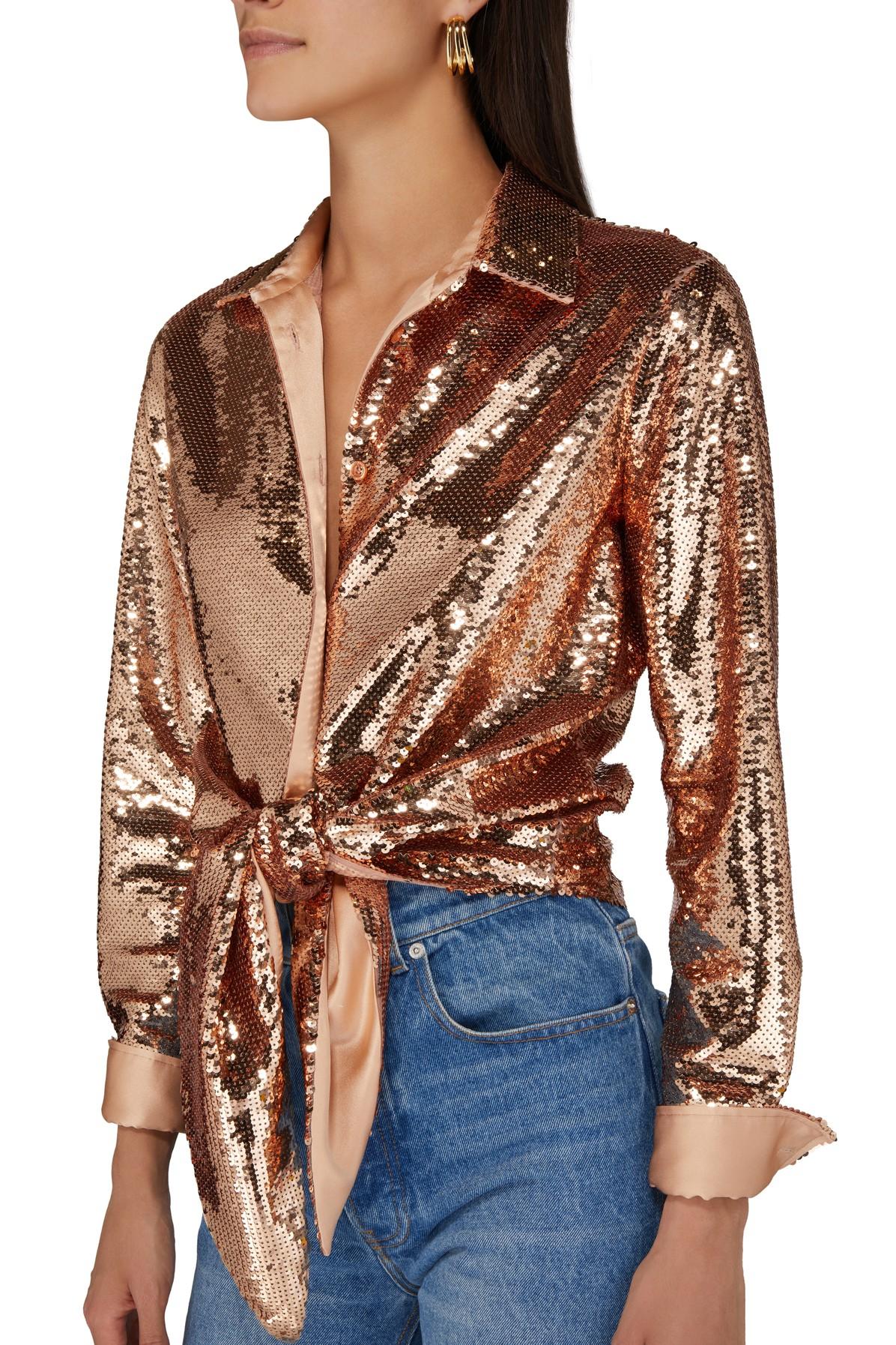 Tom Ford Sequin Long-sleeve Shirt | Lyst
