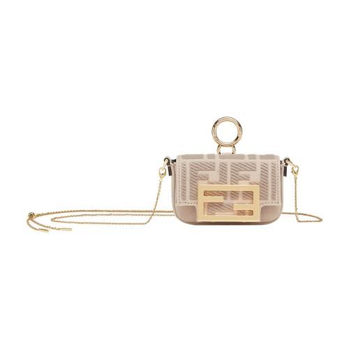 Fendi Nano Baguette Charm in Natural | Lyst