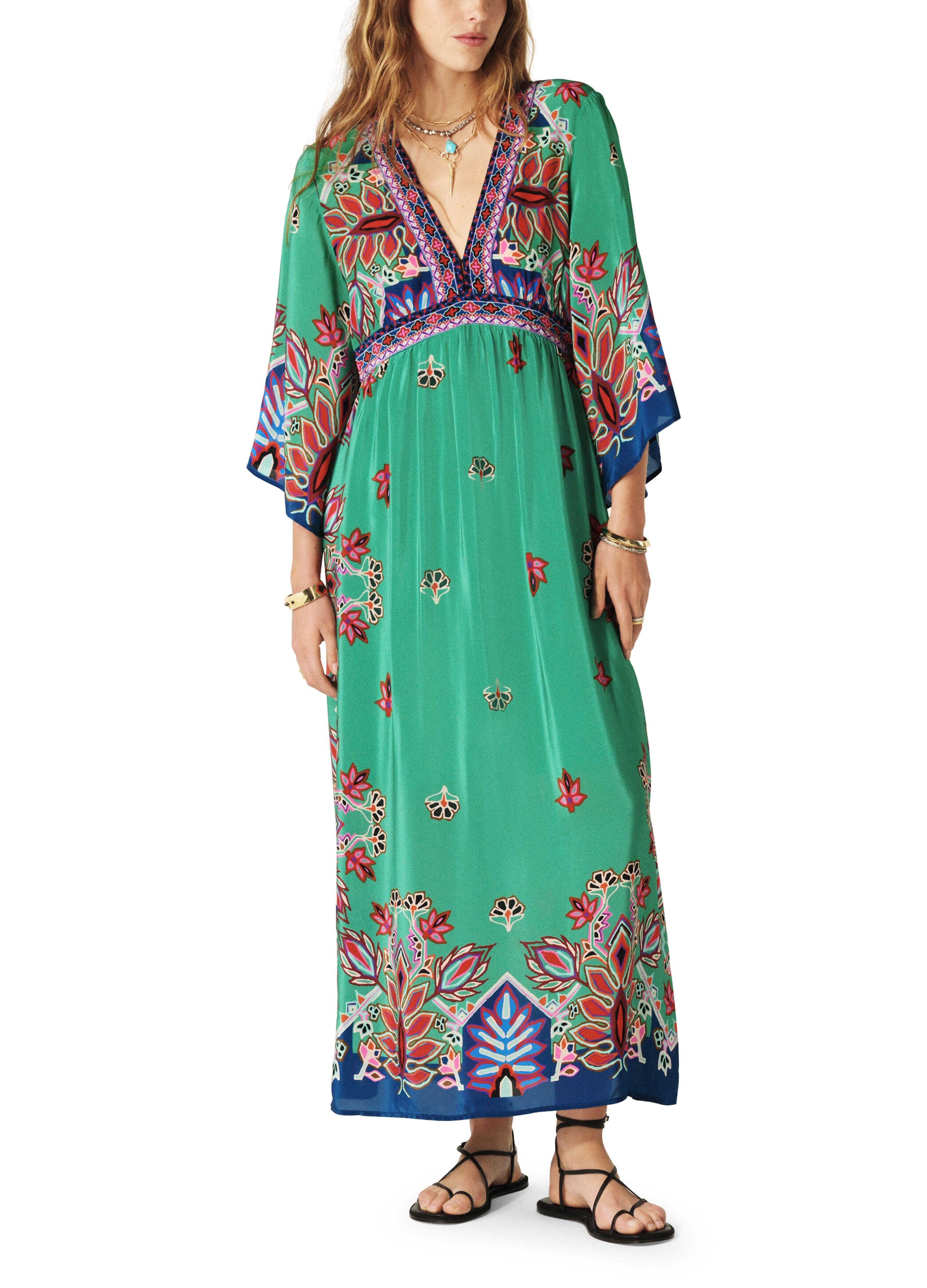 Ba&sh Lufia Dress in Green | Lyst