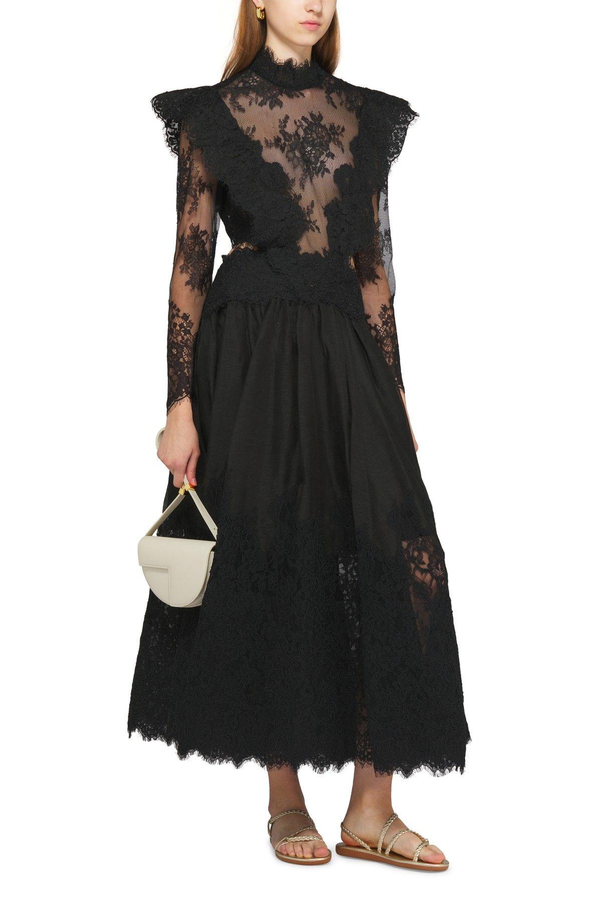 Zimmermann Sensory Lace Yoke Gown Zimmermann WTB Sensory Lace Yoke Gown On  Designer Wardrobe