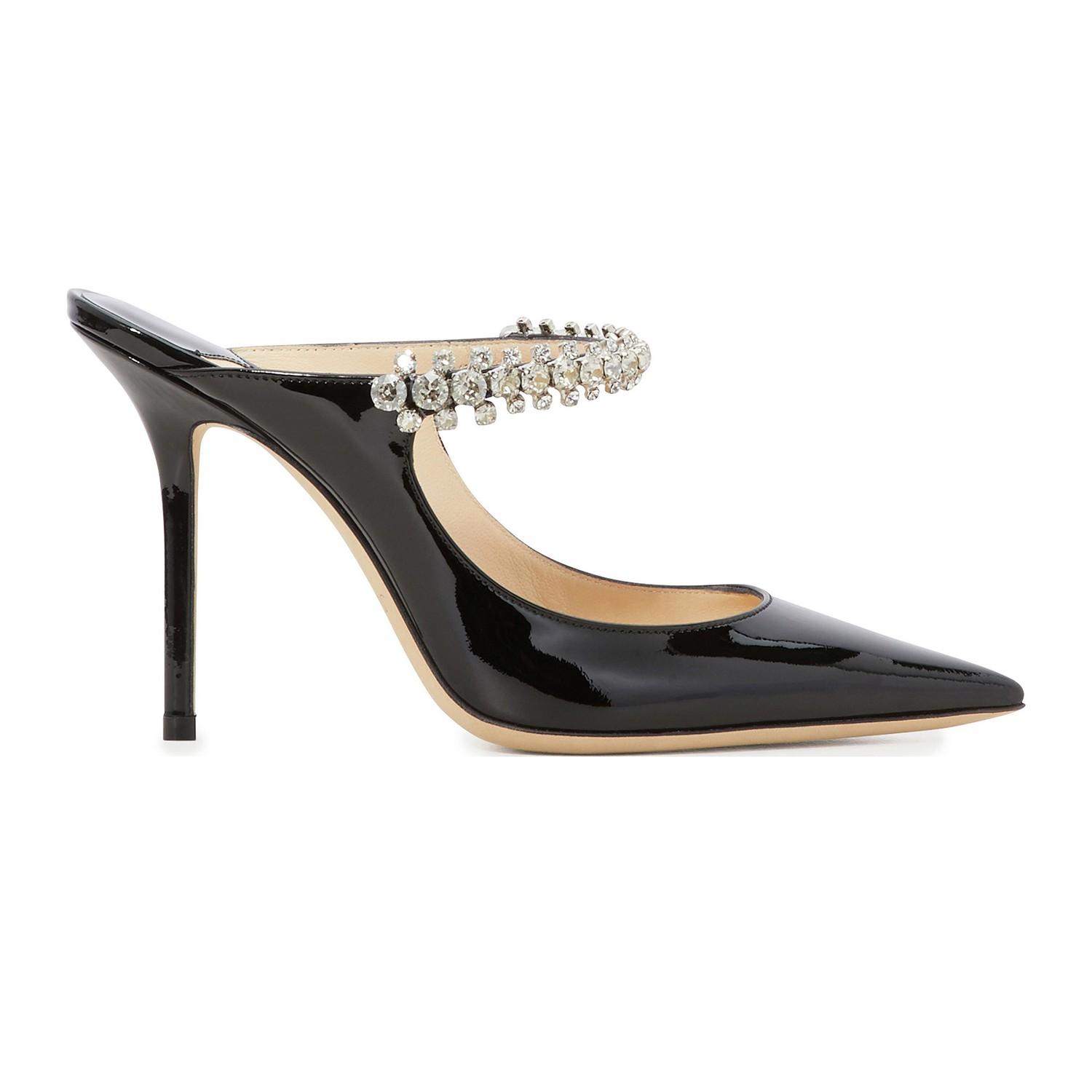 Jimmy Choo Leather Bing 100 Mules in Black - Save 39% - Lyst
