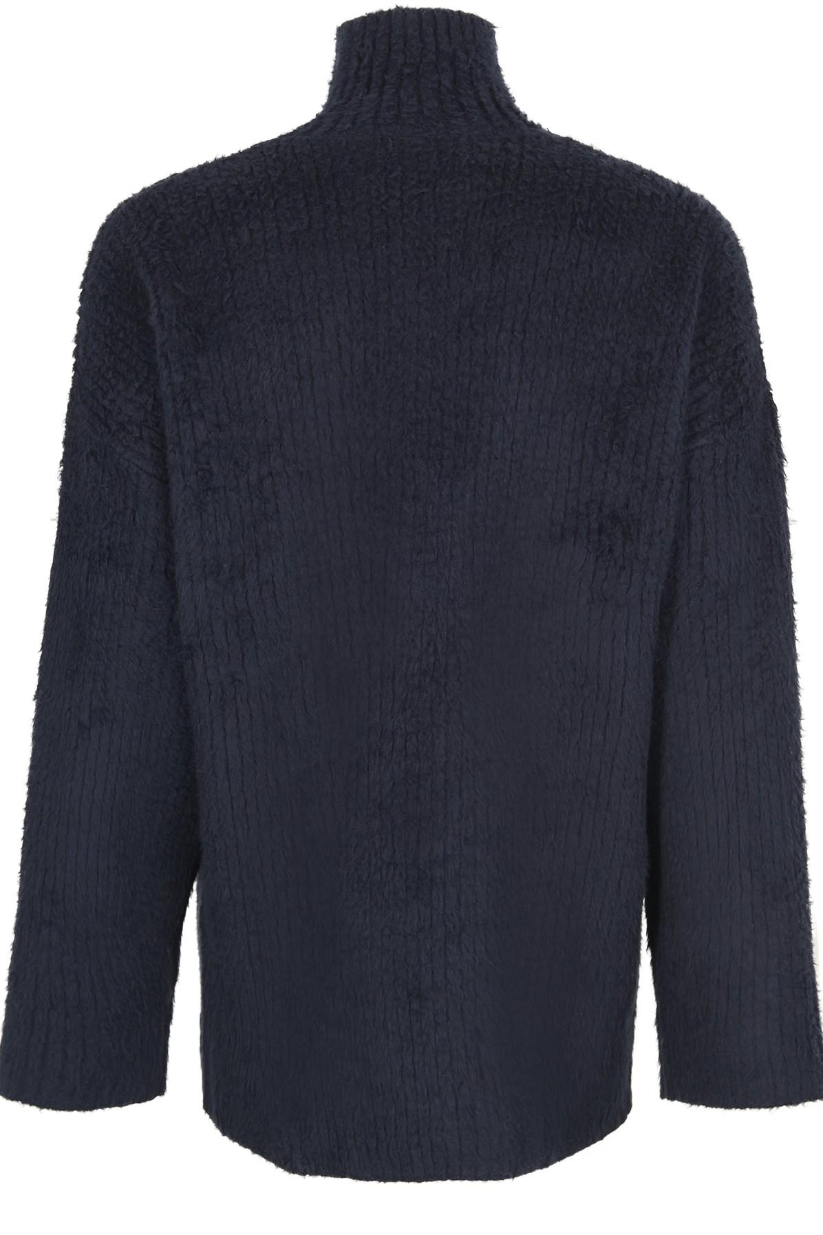 Brushed Cotton Scribble Knit in Navy (Blue) for Men - Lyst