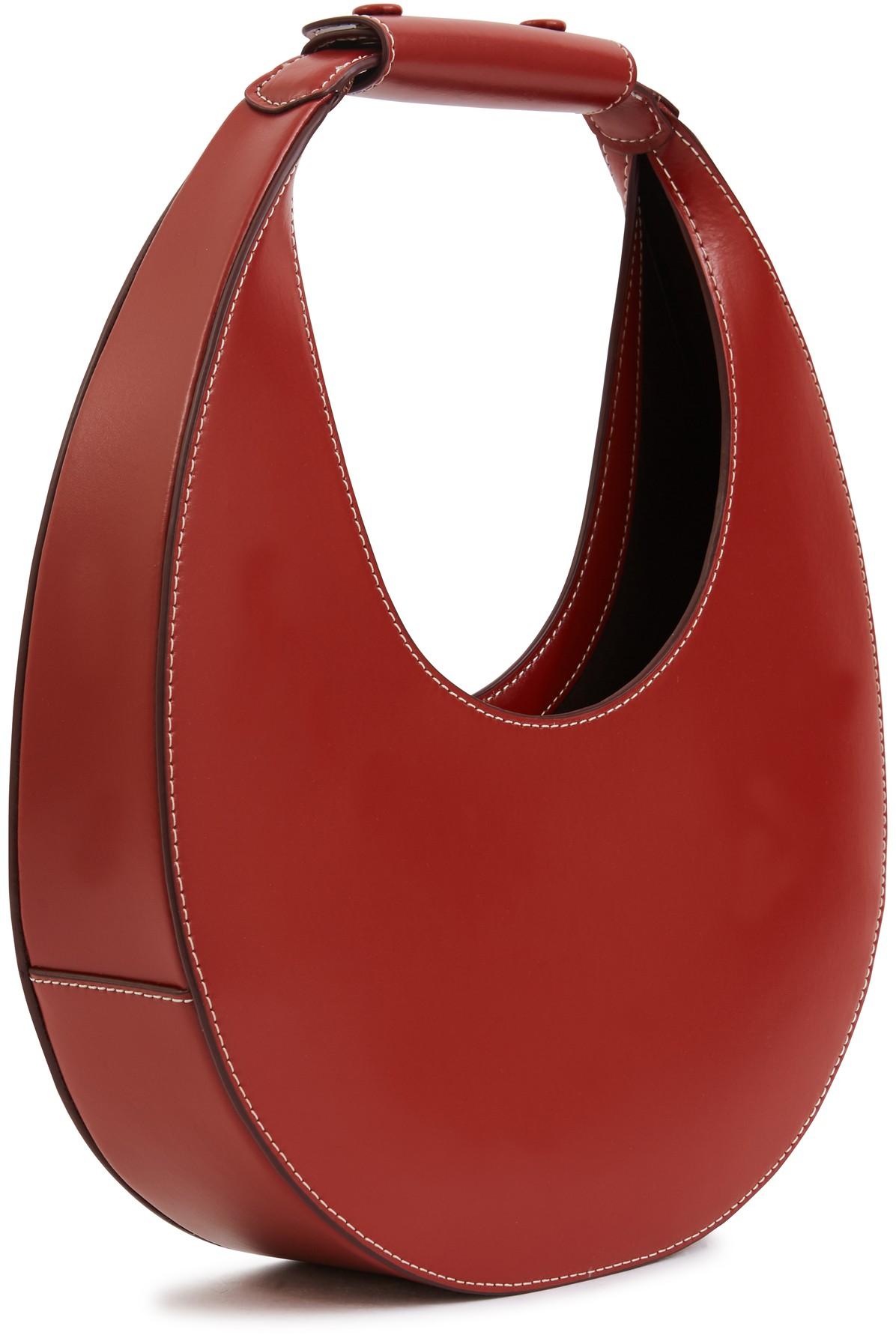 STAUD Moon Bag in Red Lyst