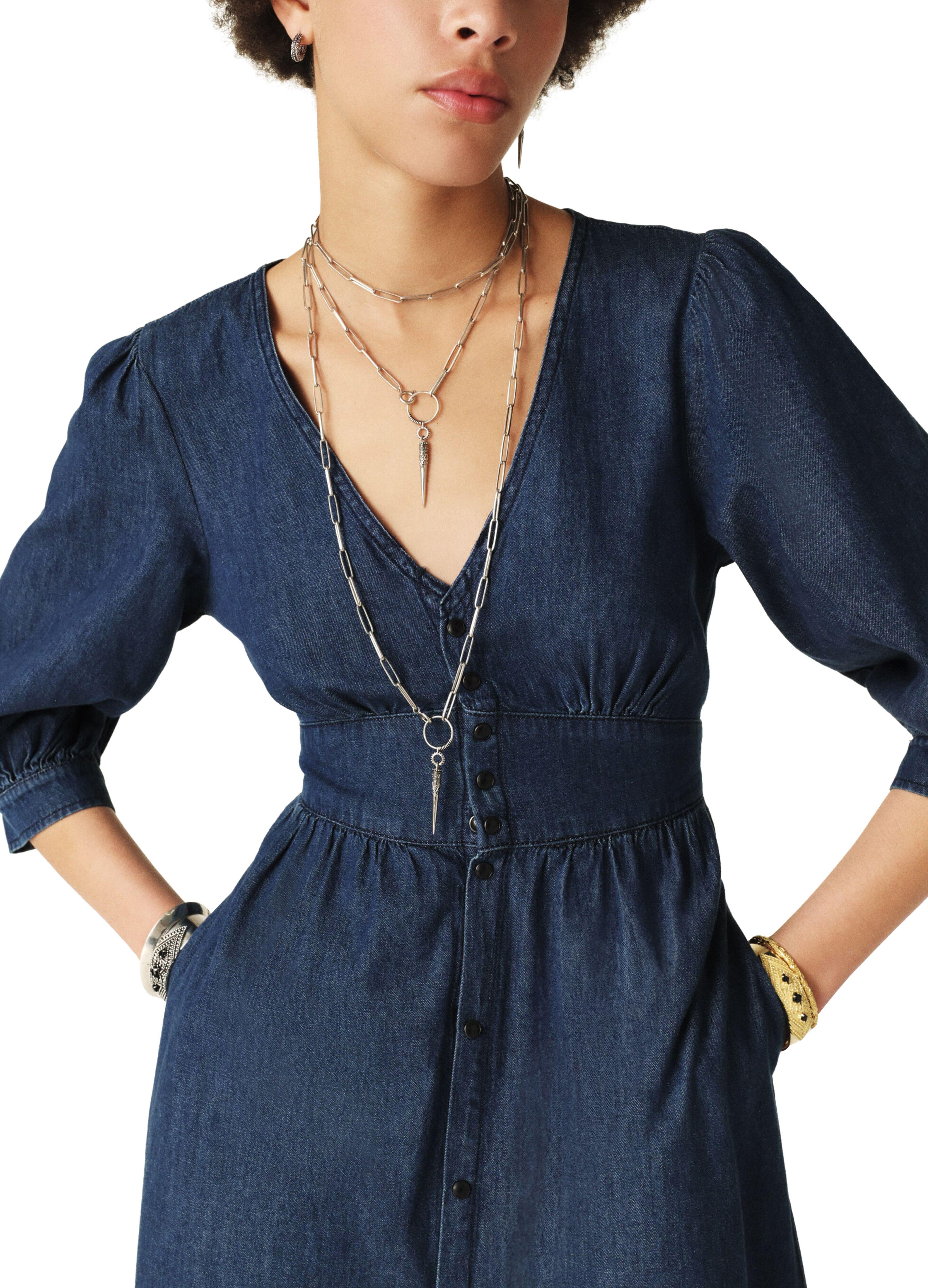 bash dress blue The Barrett Bash Mini Dress – Shades Sunglasses main image 1