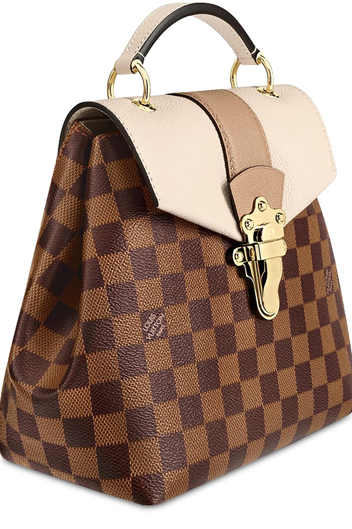 Louis Vuitton Damier Ebene Clapton Backpack Creme