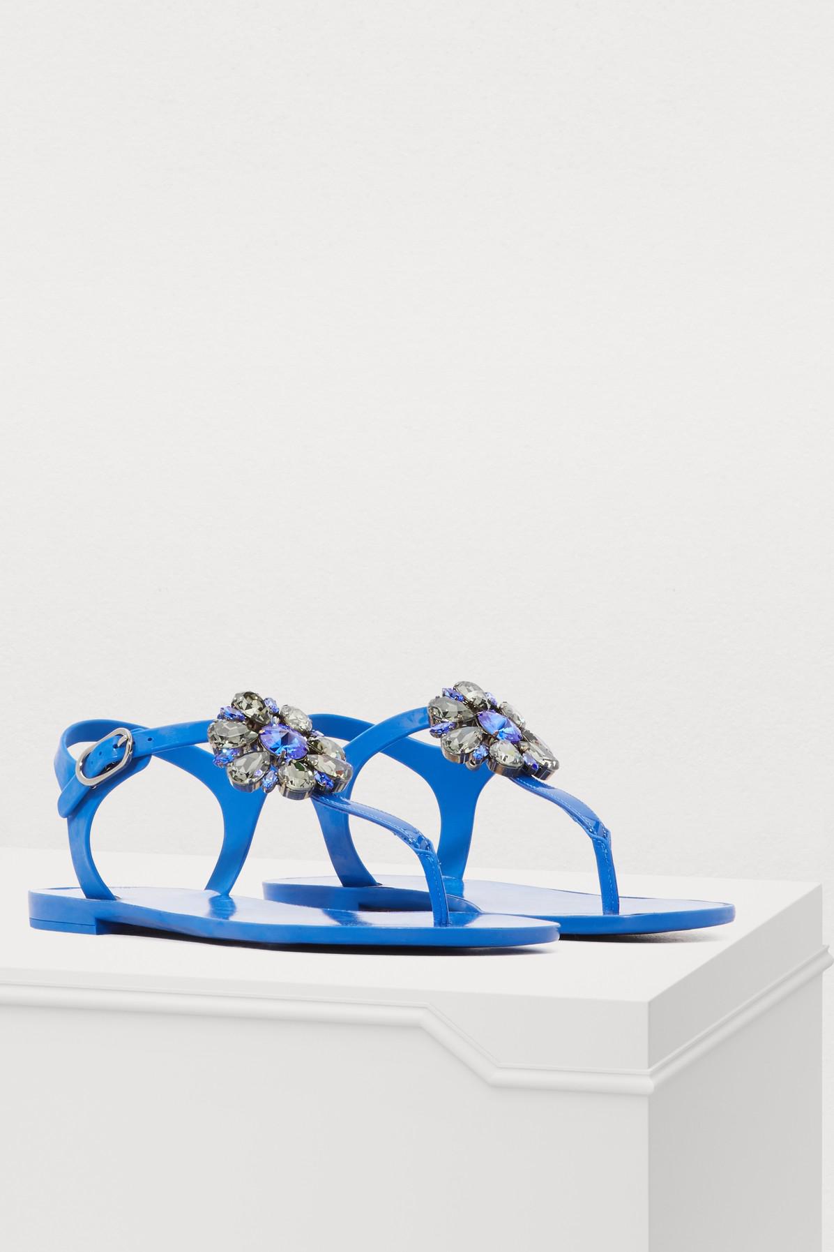 dolce and gabbana jelly sandals