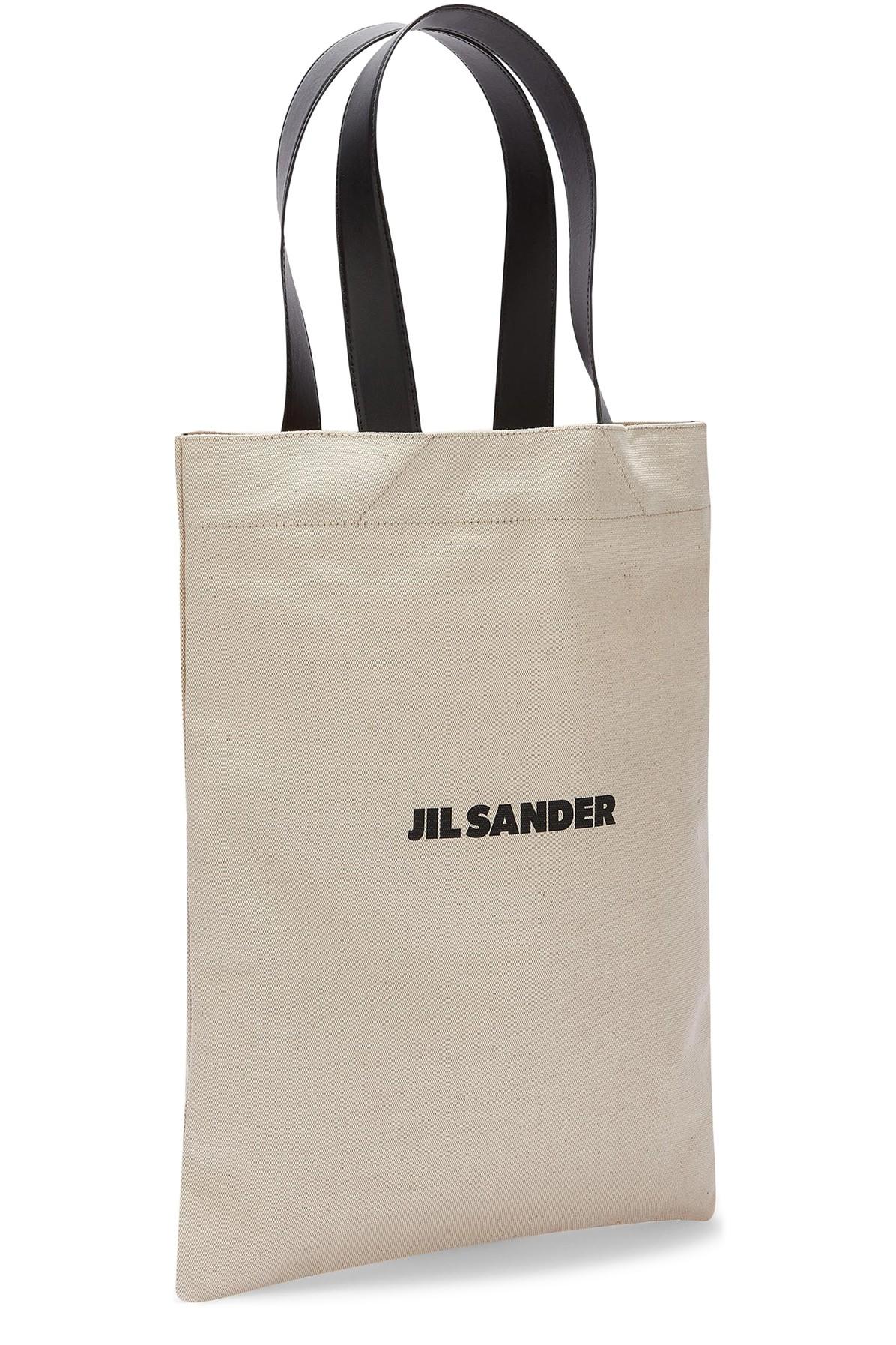 Jil Sander Flat Shopper Medium in Natural | Lyst UK