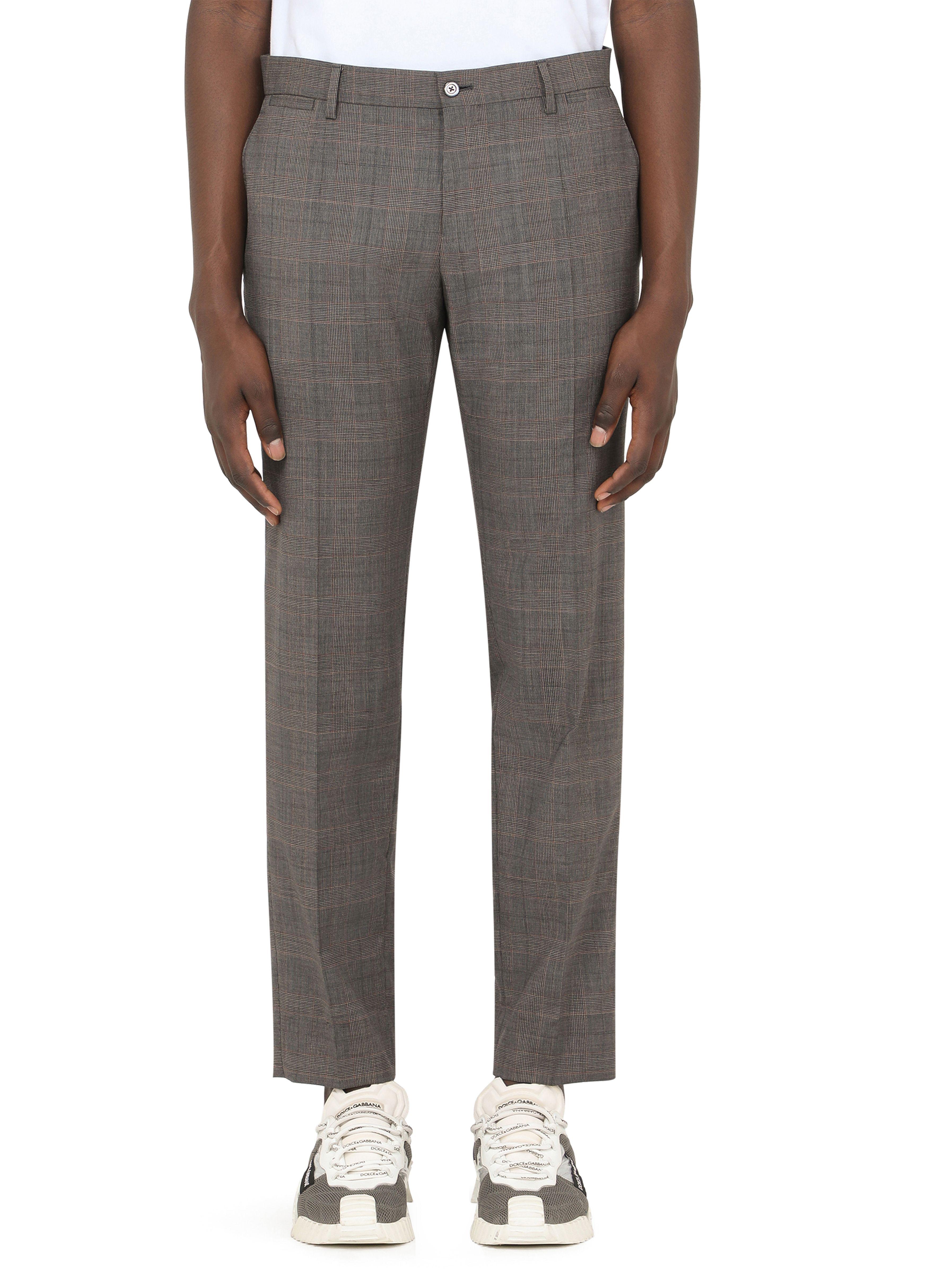 Glen plaid joggers sales