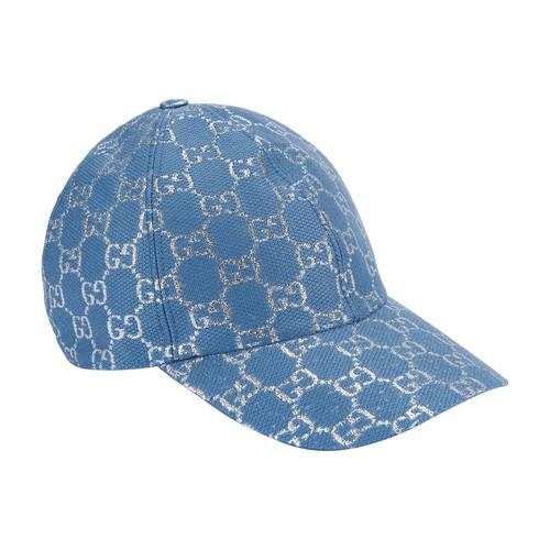 Gucci GG Lamé Baseball Hat in Blue | Lyst Canada