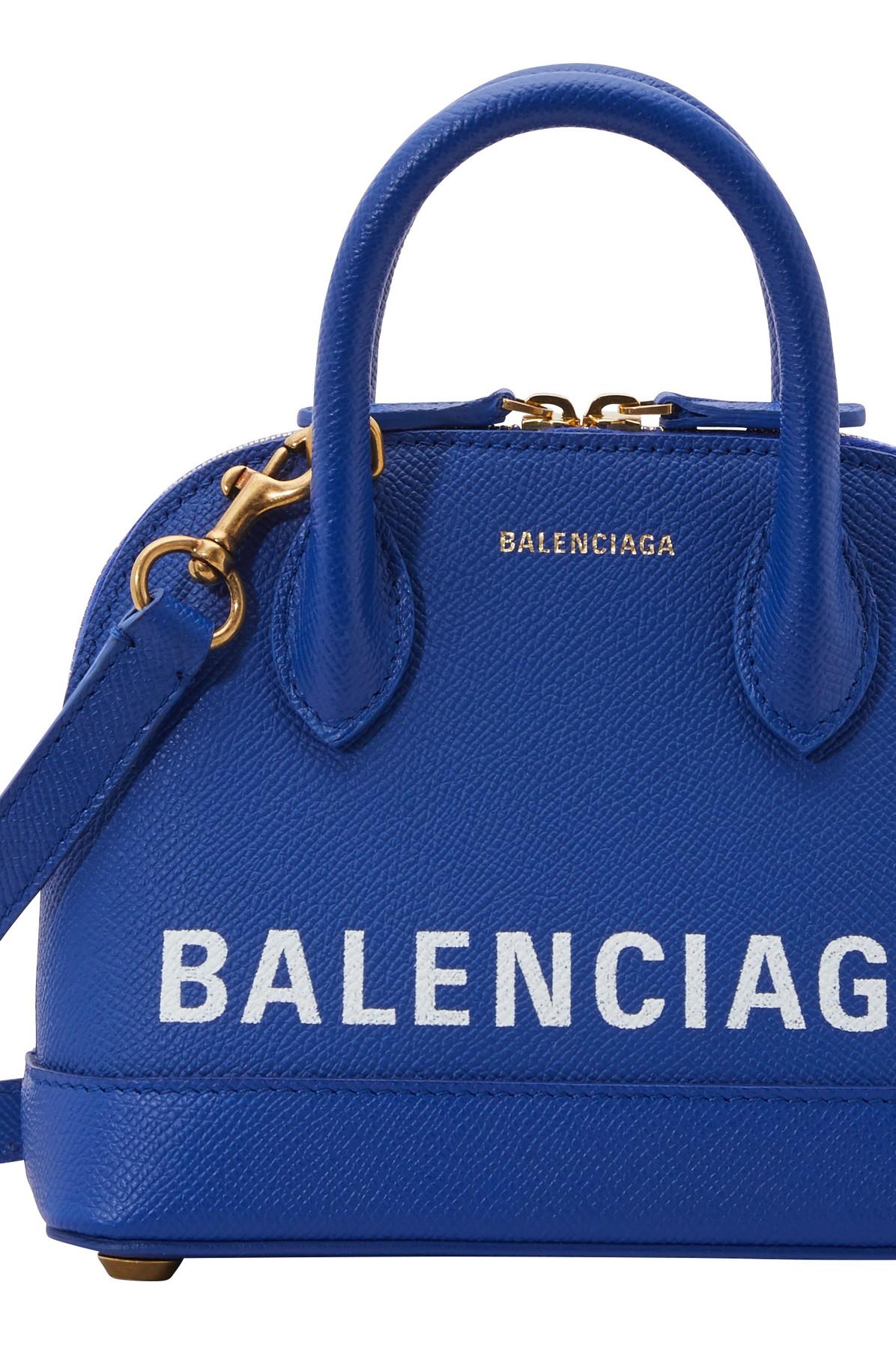Balenciaga Ville Xxs Top Handle Crossbody Bag in Blue Lyst