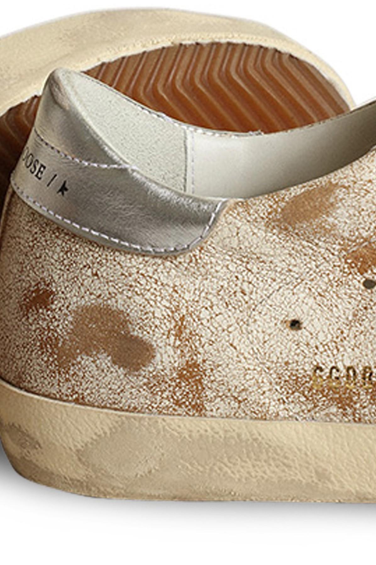 スニーカー GOLDEN  DELUXE BRAND Super-star classic with list leath Golden Goose Super-star Sneakers | Lyst