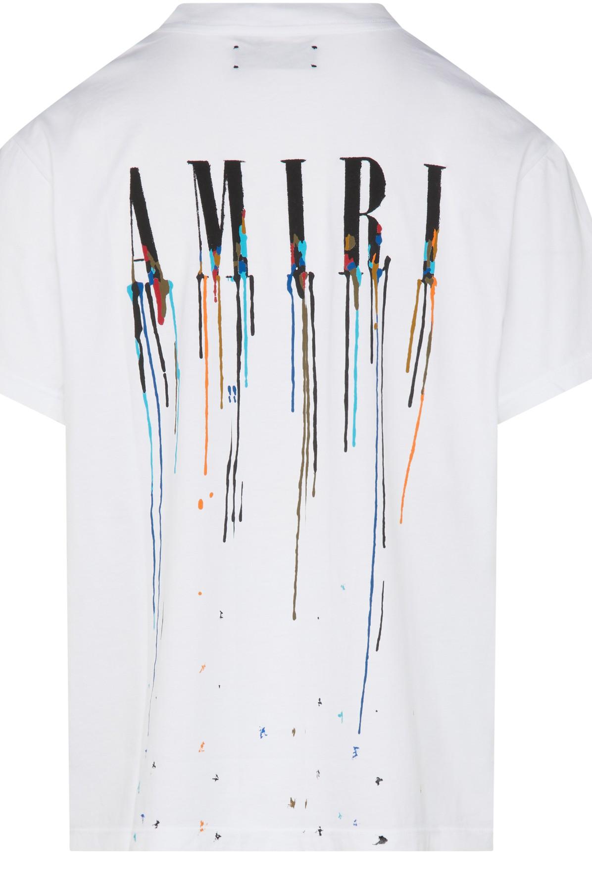 Amiri Amiri Paint Drip T-shirt