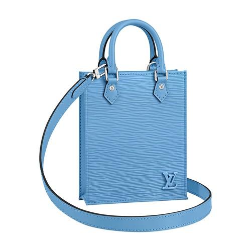 Louis Vuitton Epi Sac Plat Petit w/ Strap w/Tags - Blue Handle