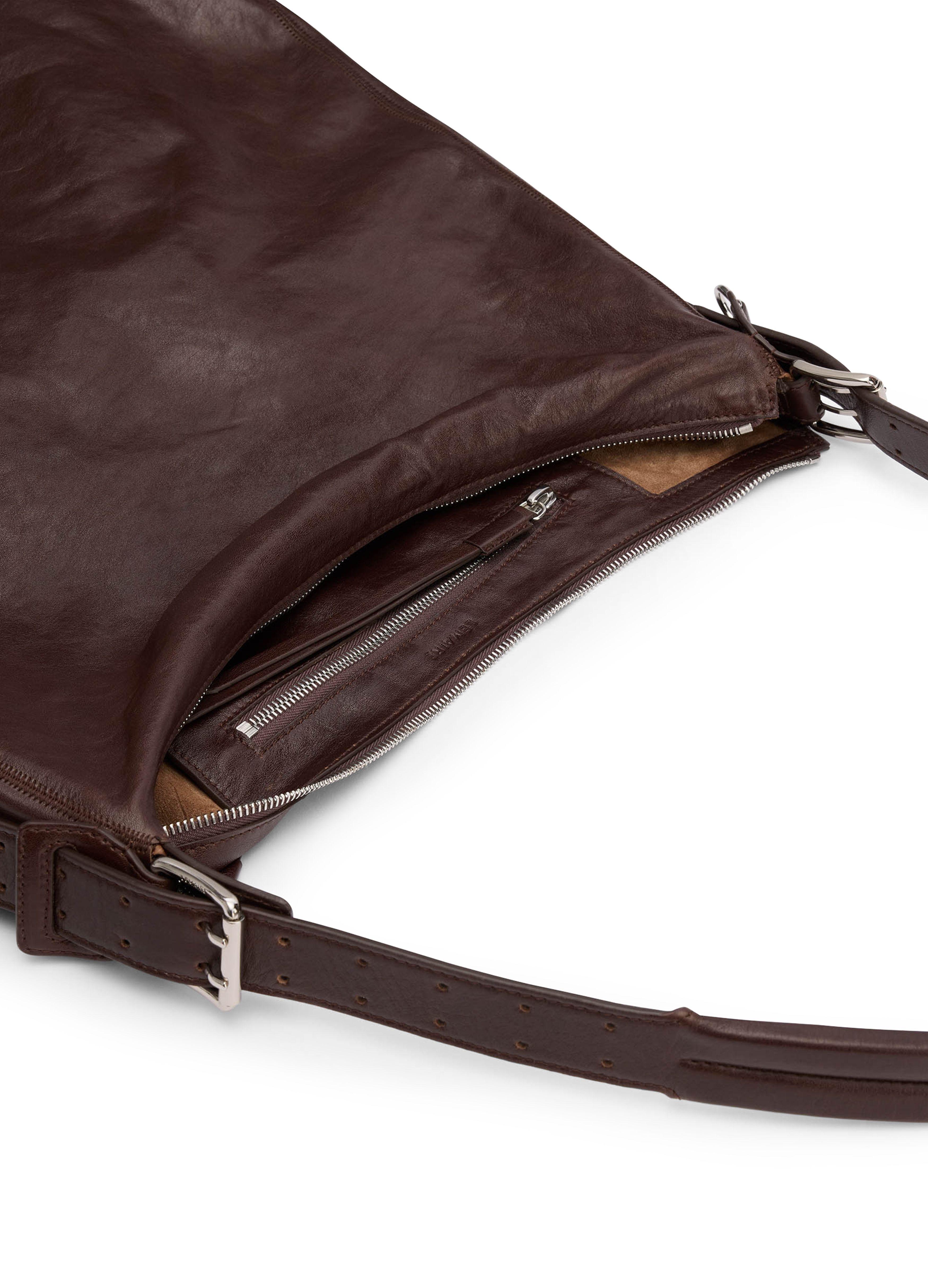 Lemaire Belted Hobo Bag in Brown | Lyst