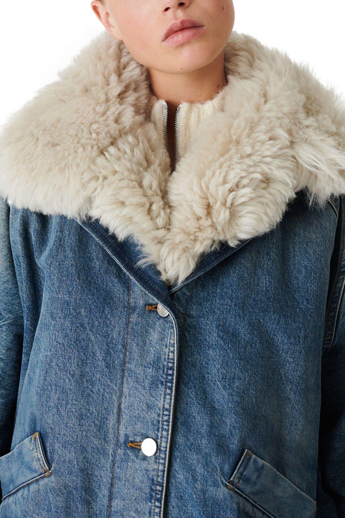 IRO Benton Denim Jacket in Blue Lyst