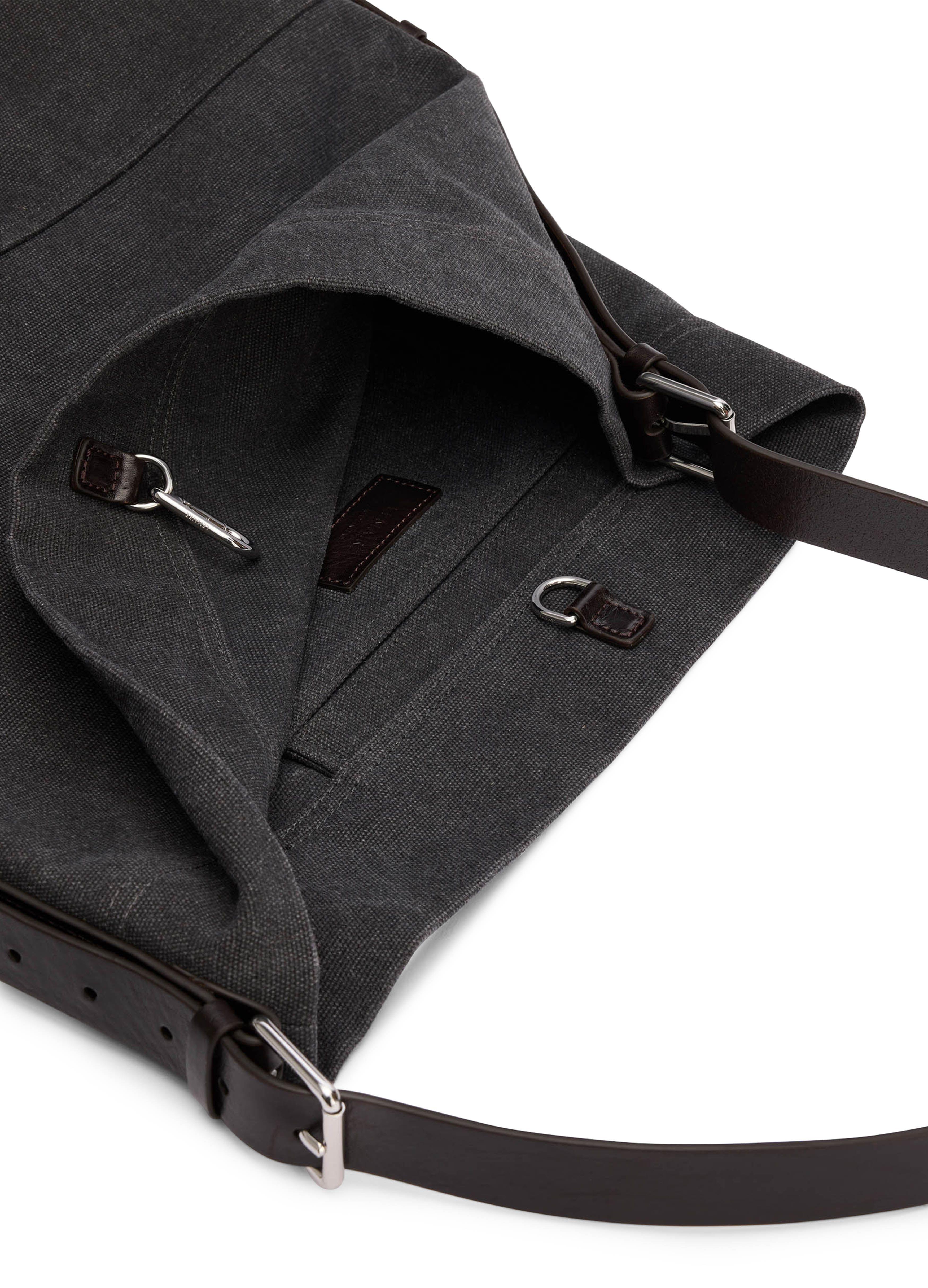 Lemaire Belted Tote Bag in Black | Lyst Lemaire Belted Tote Bag in Black | Lyst