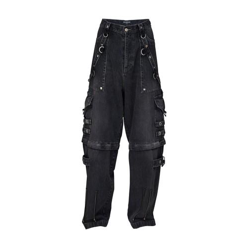 Balenciaga Raver baggy Jeans in Black for Men | Lyst