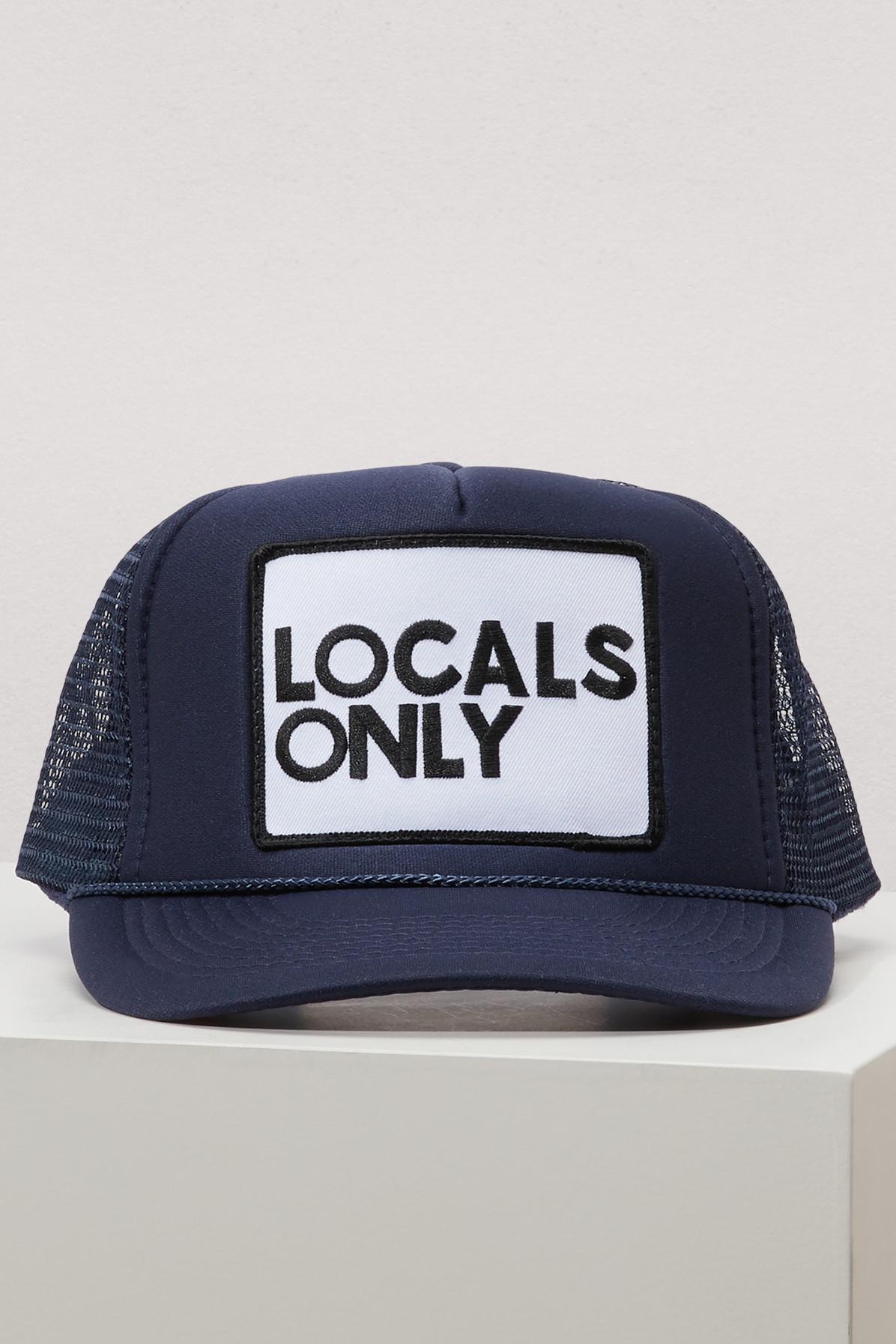 Aviator Nation Cotton Locals Only Cap in Blue | Lyst