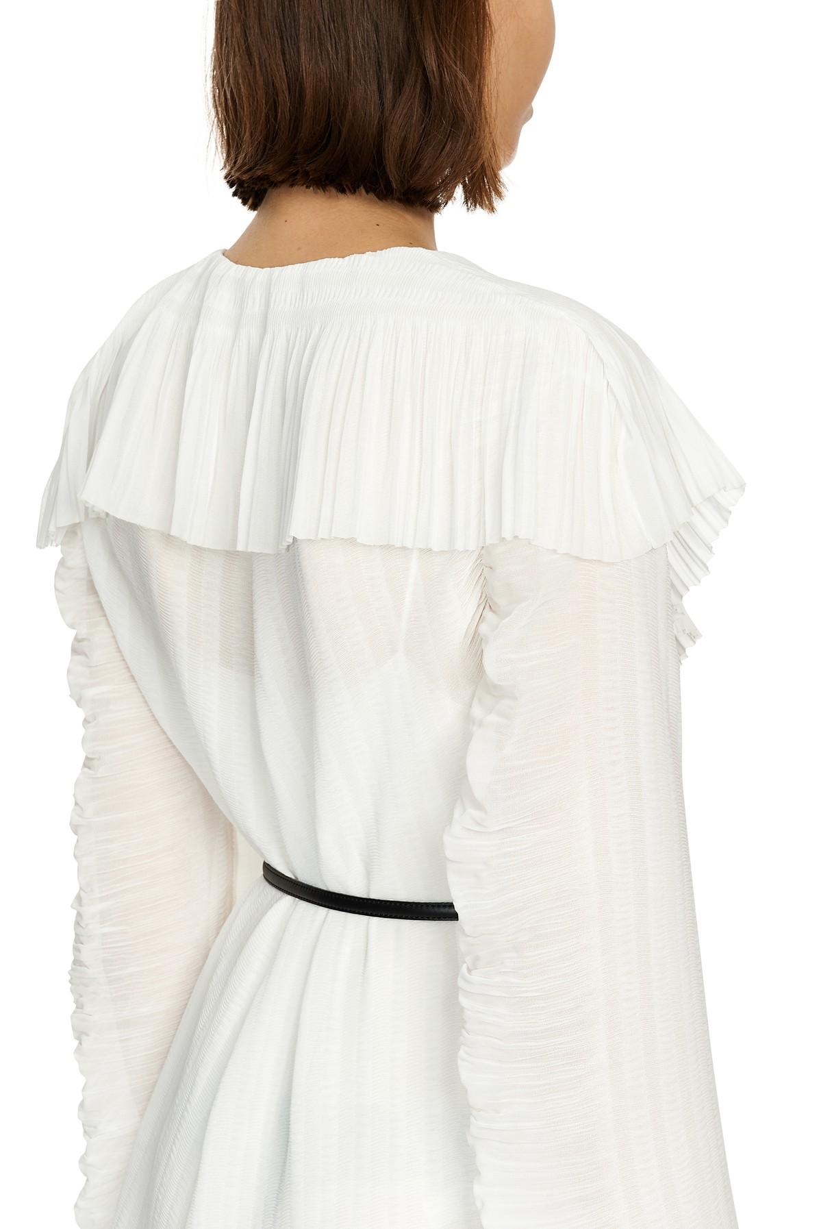 the row white gown