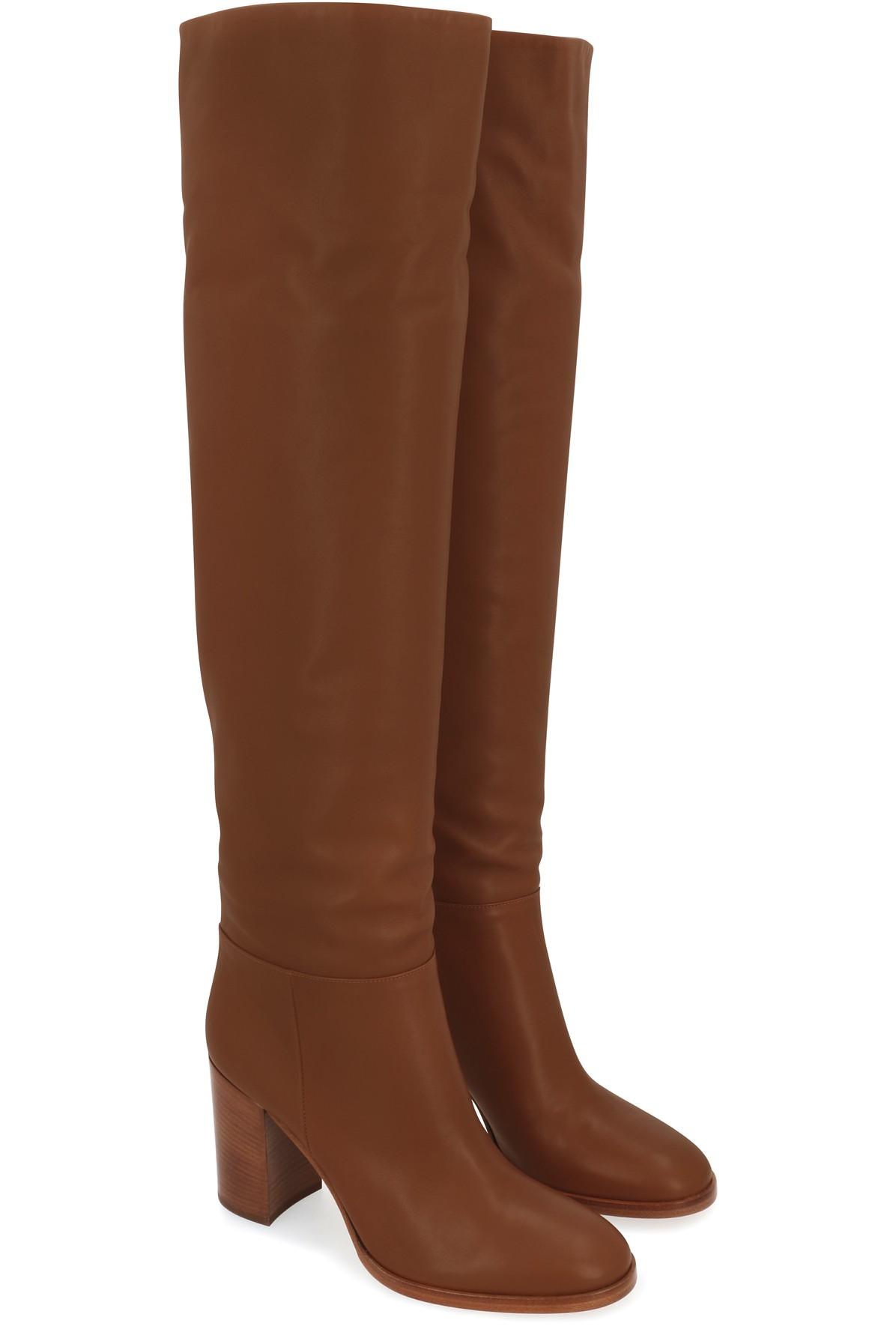 gianvito rossi tan boots
