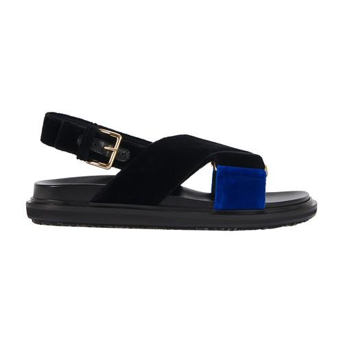 Marni Fussbett Sandals in Blue - Lyst