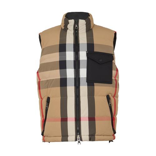 reversible recycled nylon re down puffer jacket