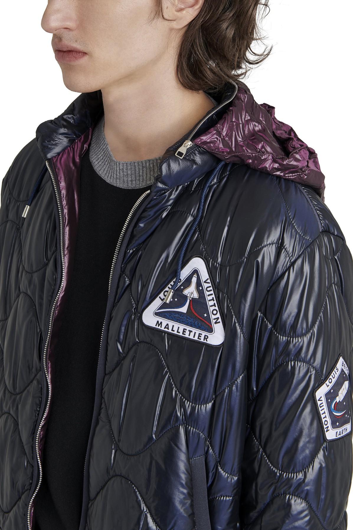 LV QUILTED PATCH SKI BLOUSON, Men's Fashion, Coats, Jackets and