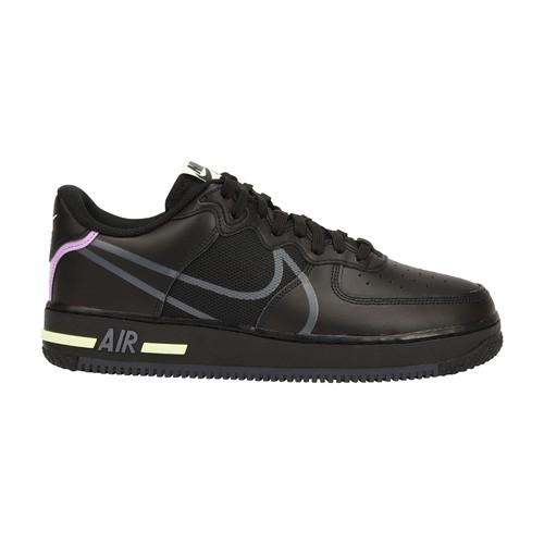Nike Leather Air Force 1 React in White (Black) for Men - Lyst