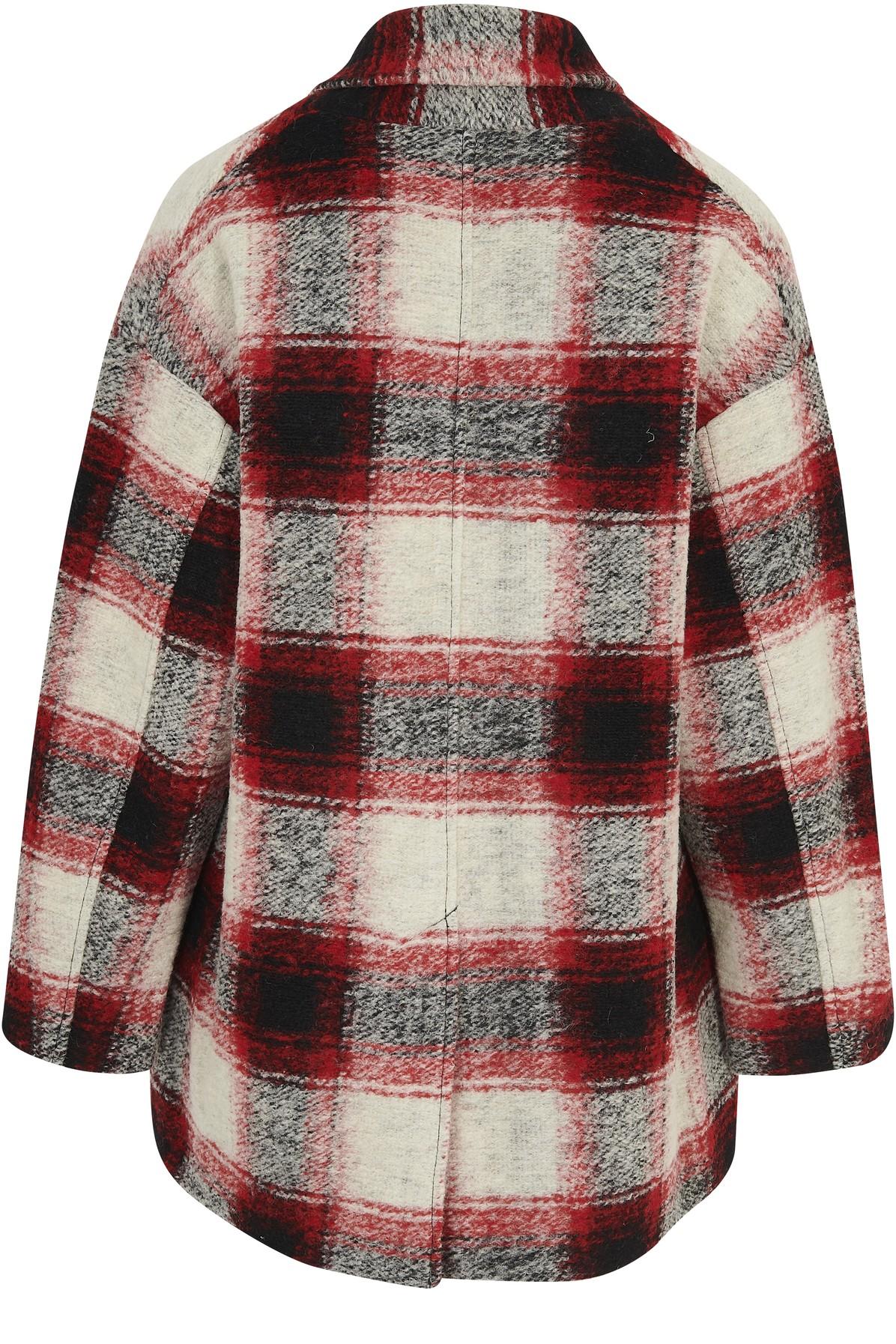 isabel marant elomia plaid coat
