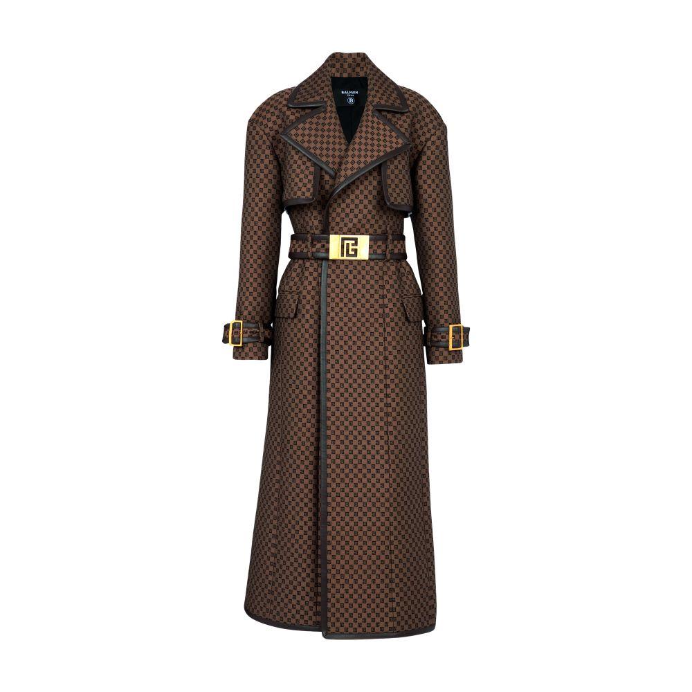 トレンチコート BALMAIN SS24 TRENCH (CF1TL085CE66 0DC) Balmain Belted Trench Coat | Harrods US