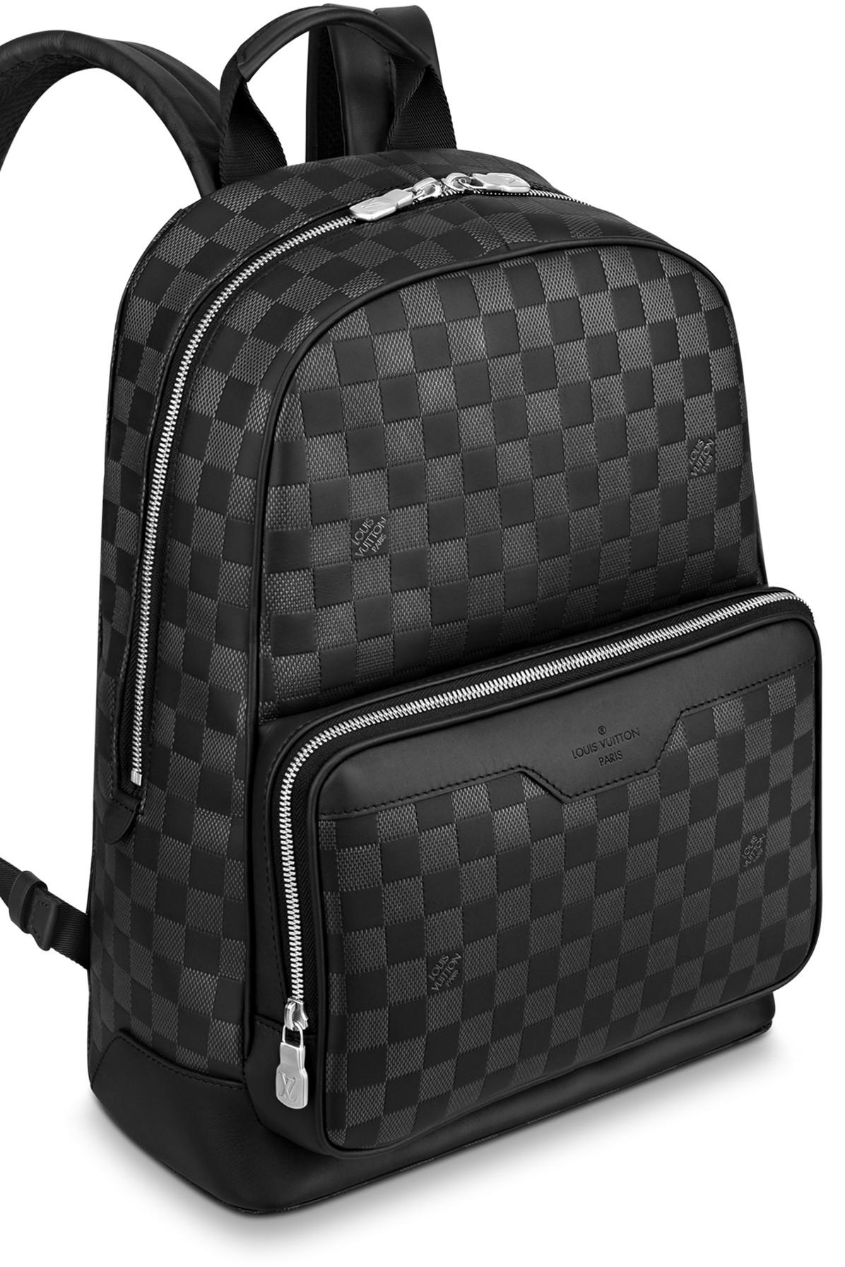 Rucksack Herren Louis Vuitton Schwarzer Rucksack Trio Backpack