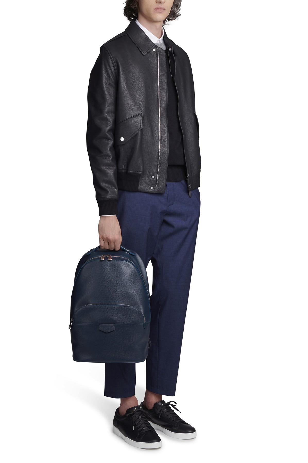 Louis Vuitton Anton Taiga Black Briefcase men's bag