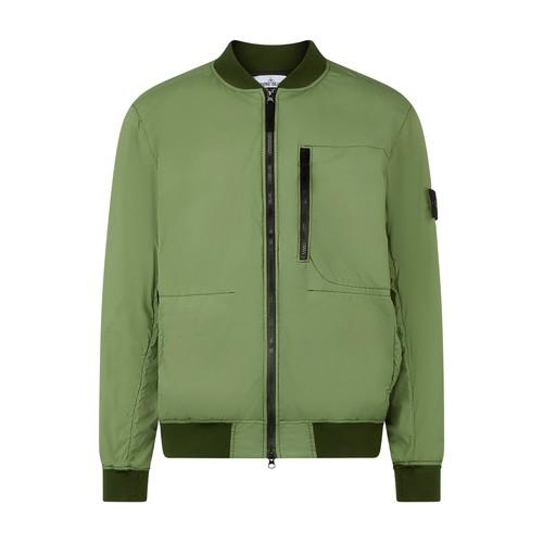 Stone Island Bomber Jacket in Olive (Green) for Men - Save 40% | Lyst