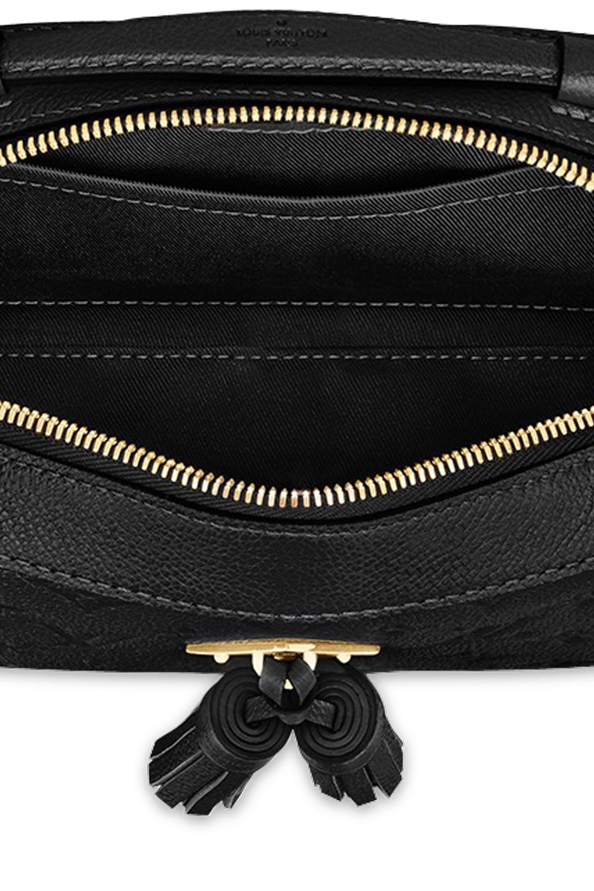Saintonge cloth crossbody bag Louis Vuitton Black in Cloth - 17236975