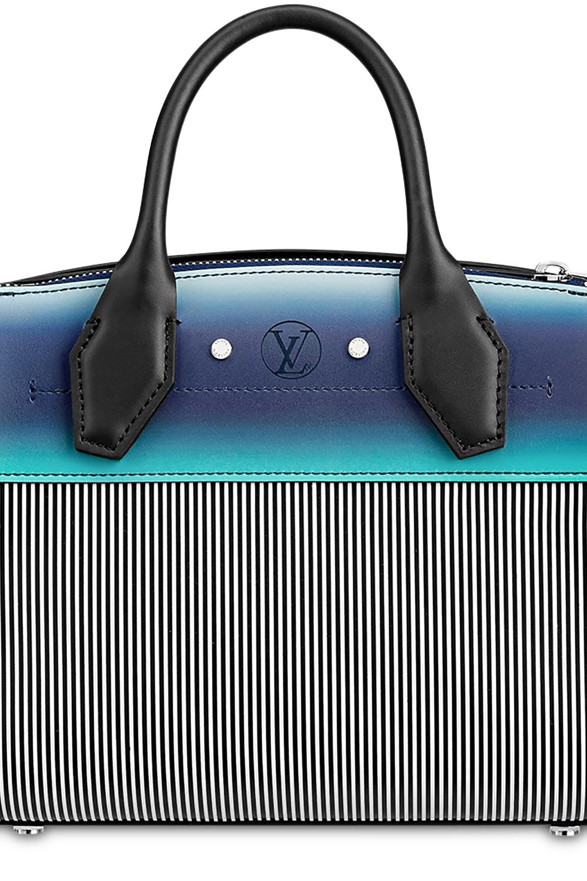 Louis Vuitton Mini City Steamer Black/Multicolor Leather Top